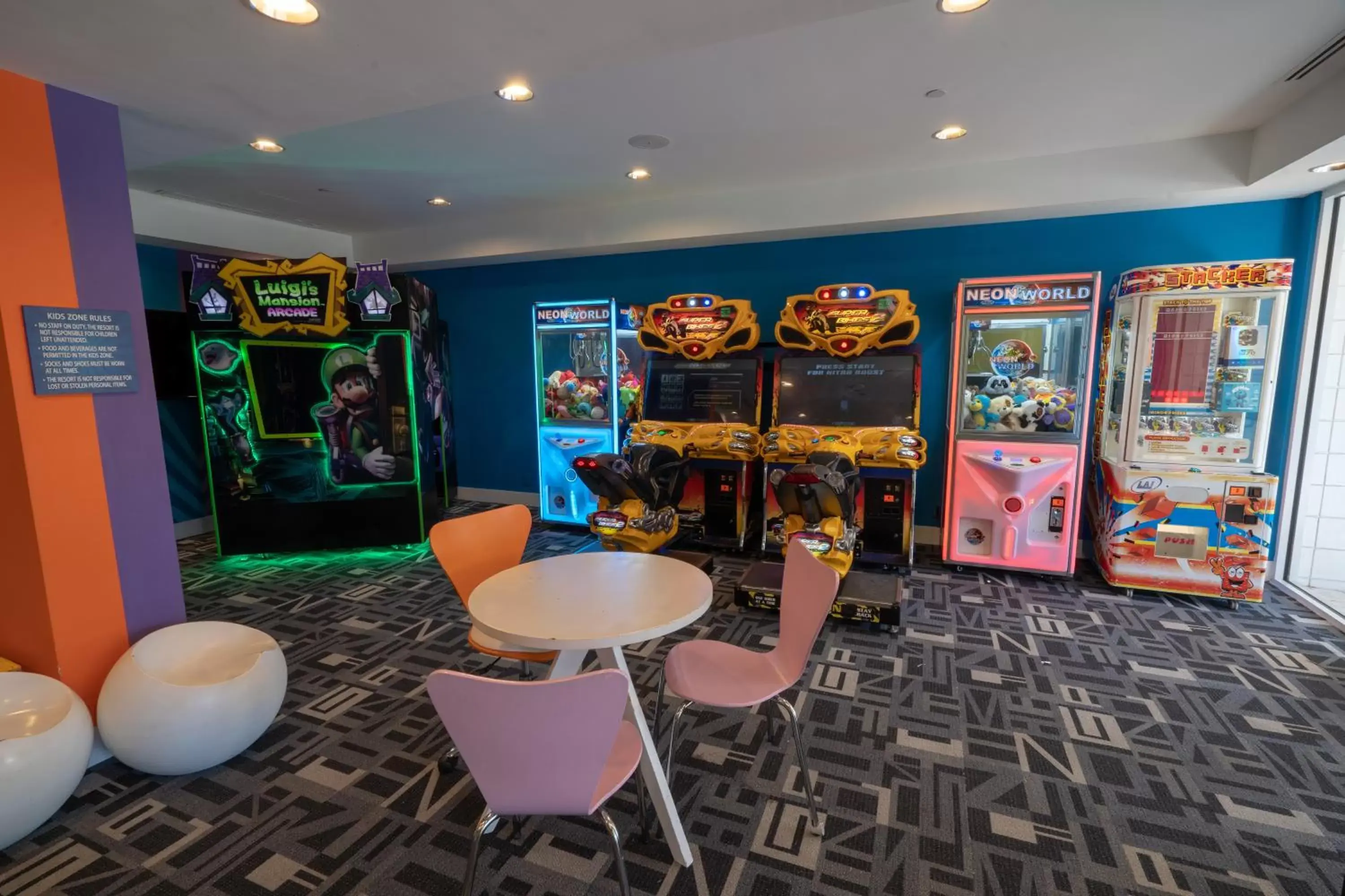 Game Room in B Resort and Spa Located in Disney Springs Resort Area