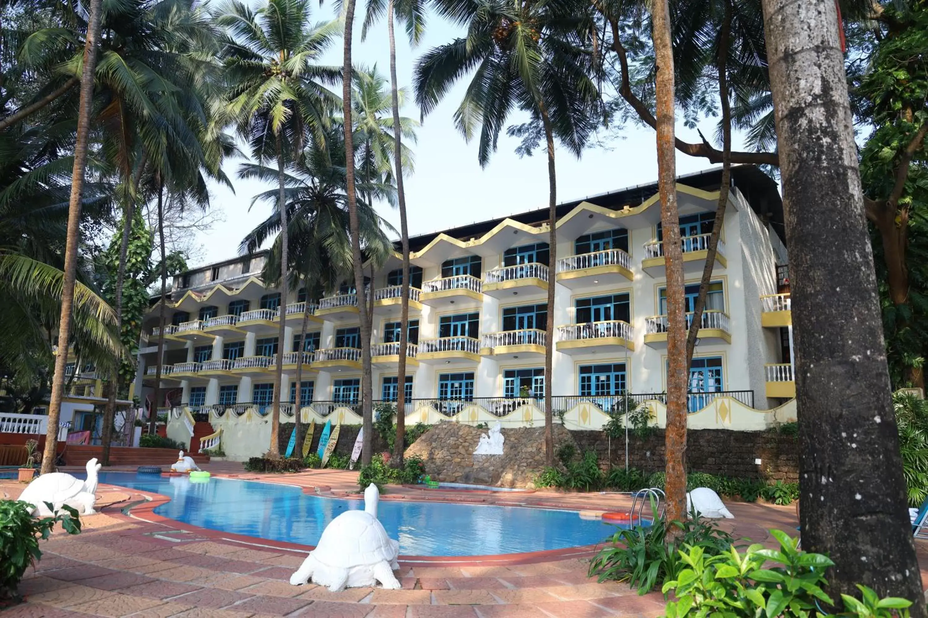 Property building, Swimming Pool in Bambolim Beach Resort