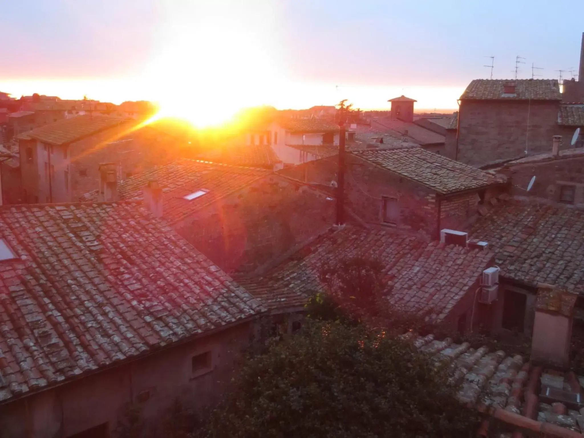 City view, Sunrise/Sunset in Viterbo Antica