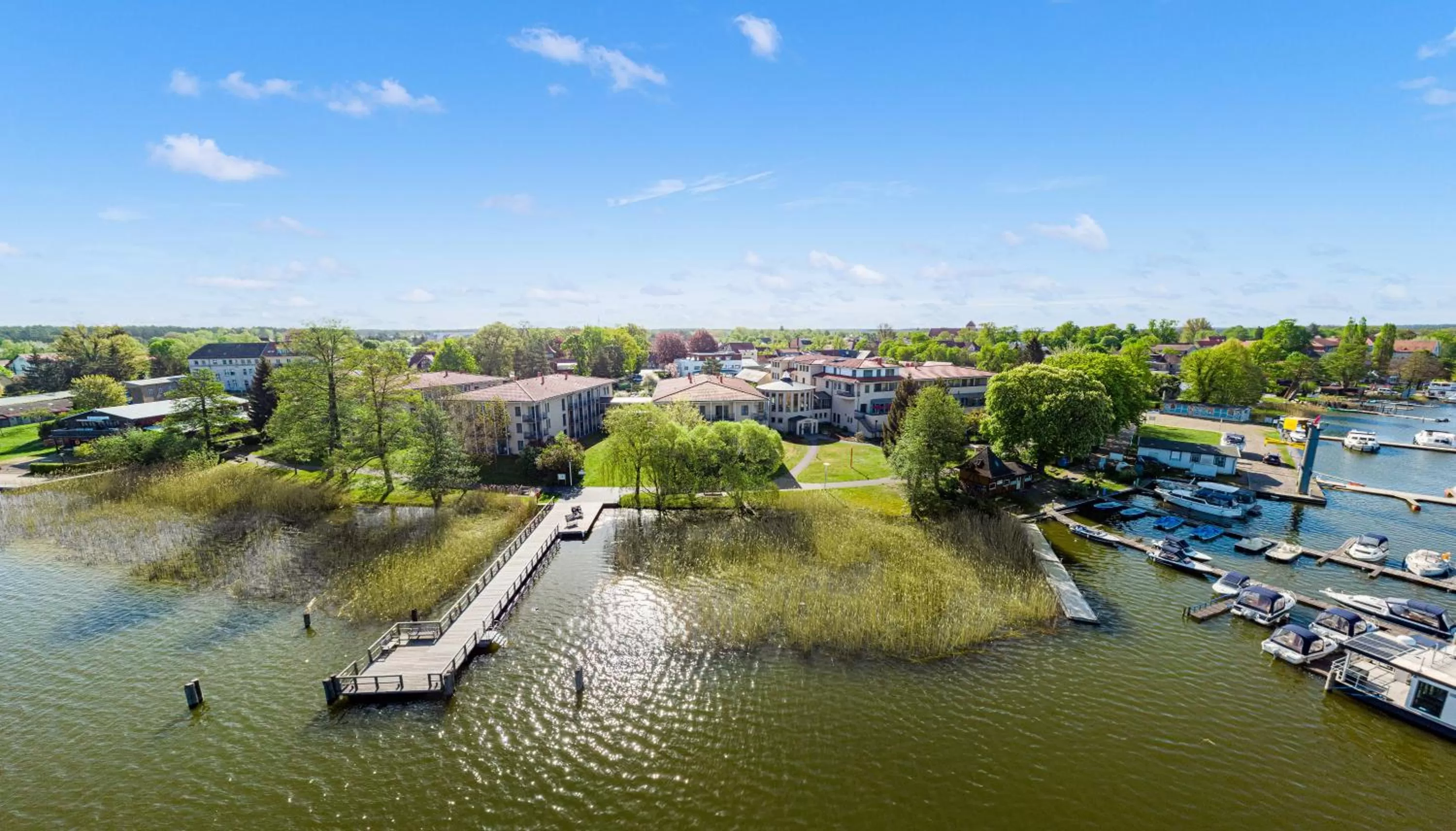 Bird's eye view in Seehotel Rheinsberg