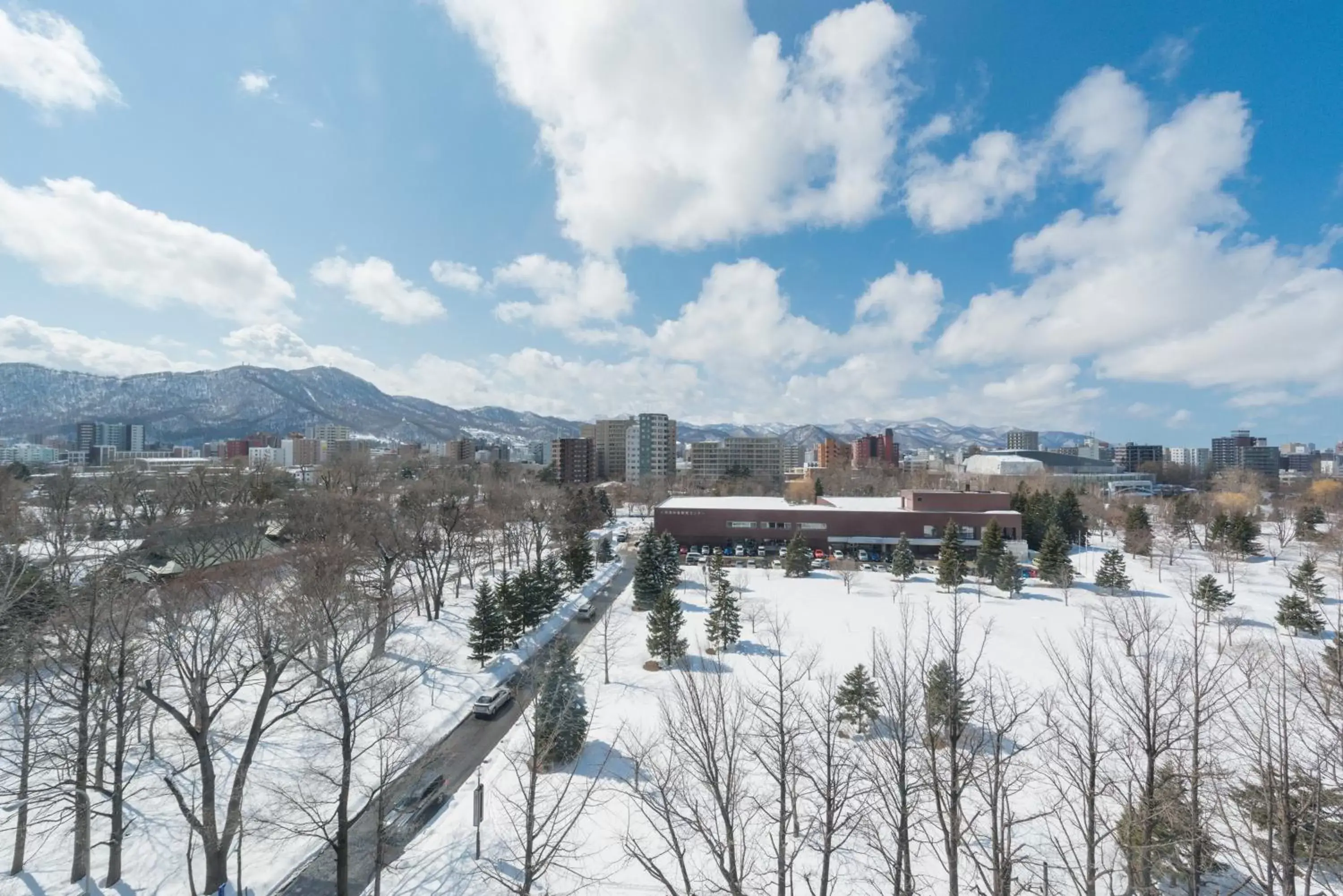 View (from property/room), Winter in HOTEL MYSTAYS Sapporo Nakajima Park