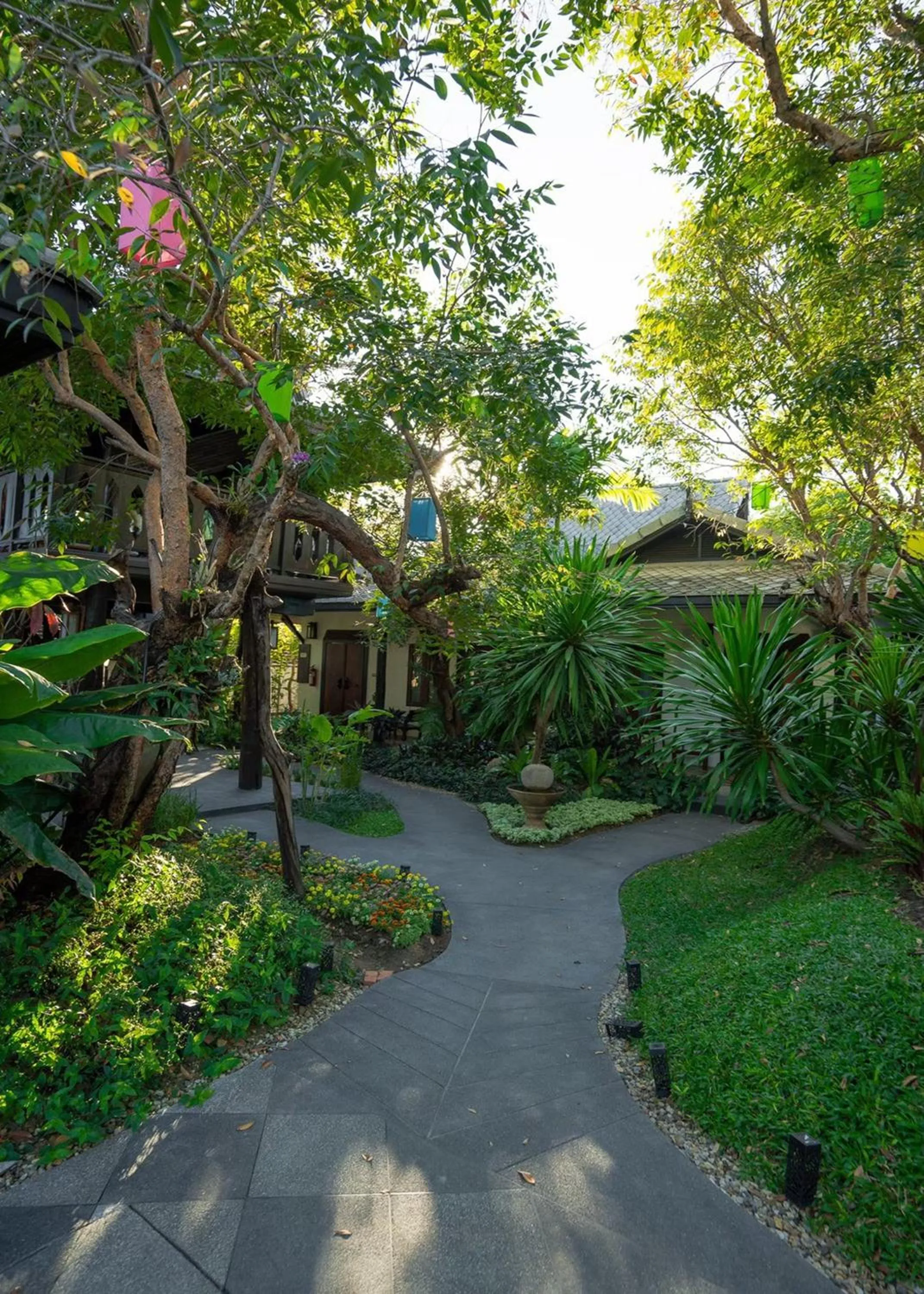 Garden view in Na Mantra Resort