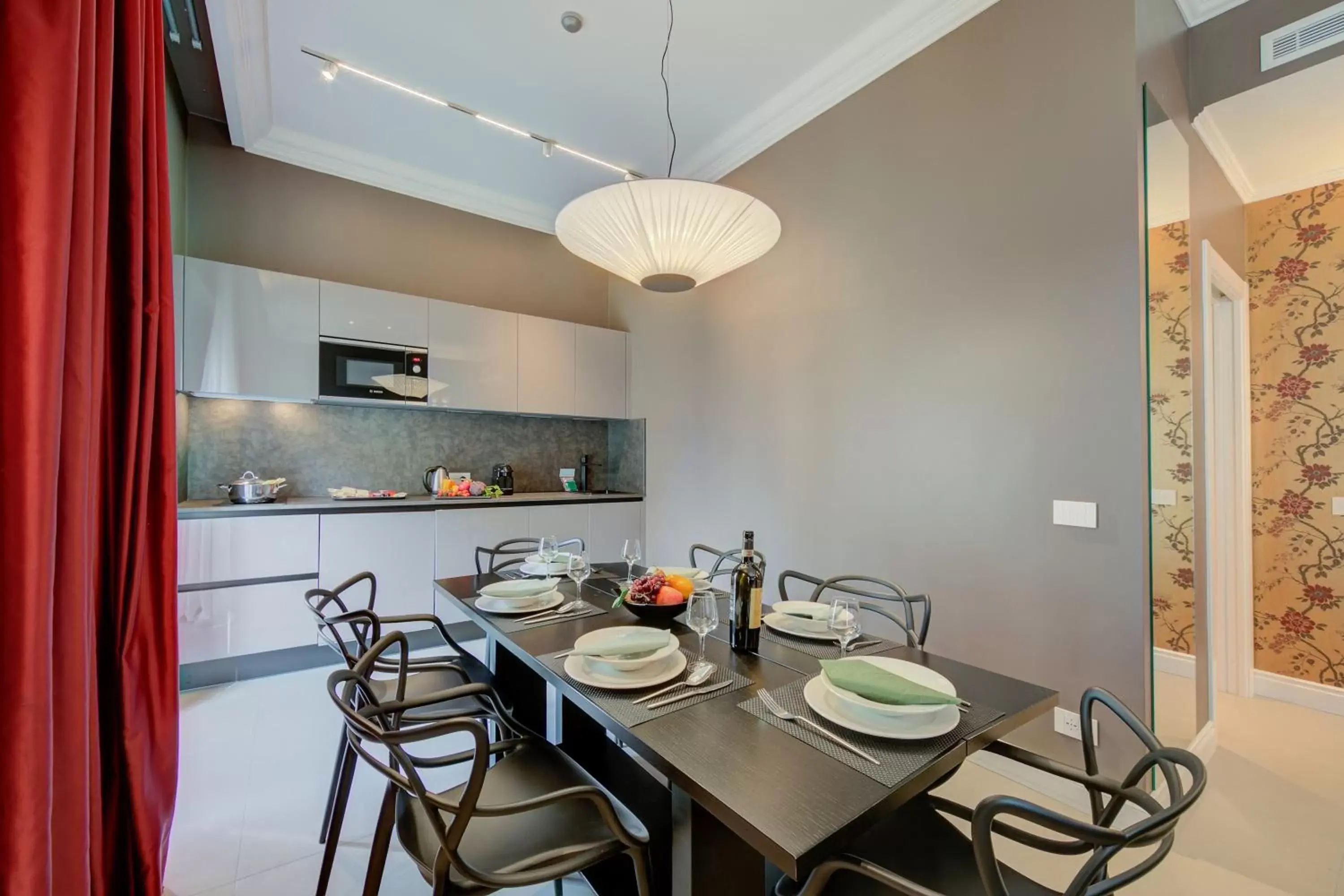 Kitchen or kitchenette, Restaurant/Places to Eat in Boutique Central Apartments- Happy Rentals