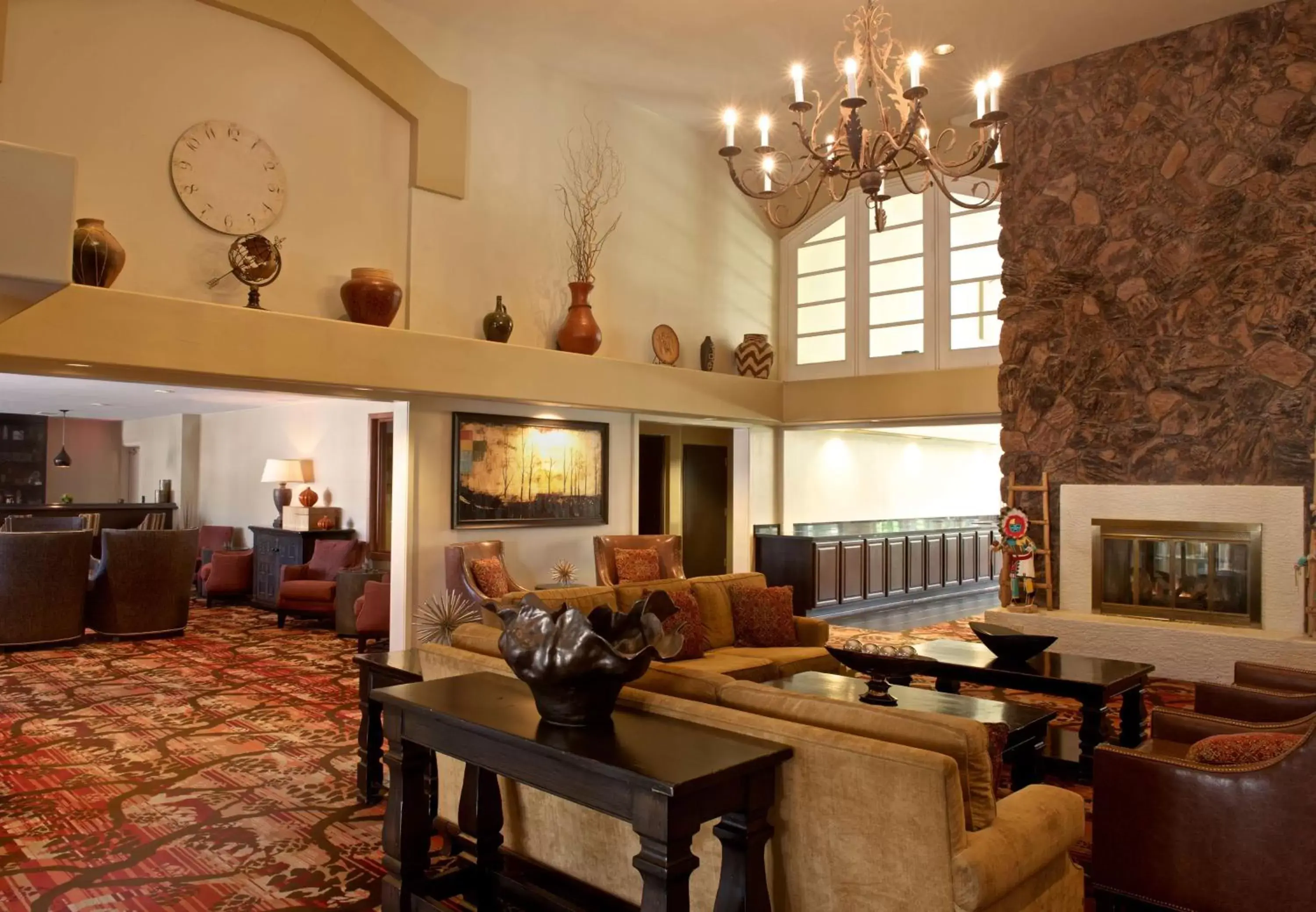 Lobby or reception, Seating Area in Embassy Suites by Hilton Flagstaff