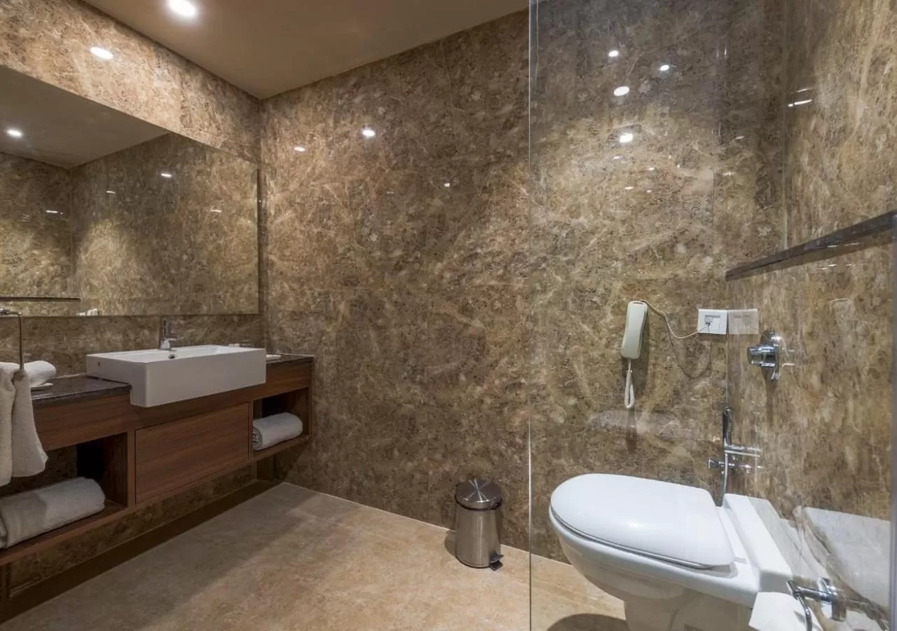 Bathroom in Hotel Cachar Club