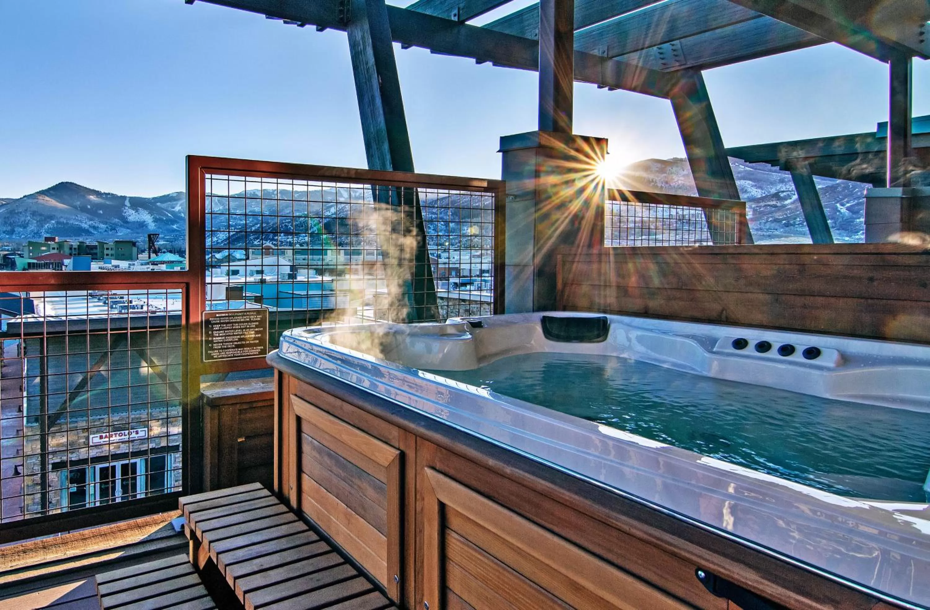 Hot Tub in Newpark Resort