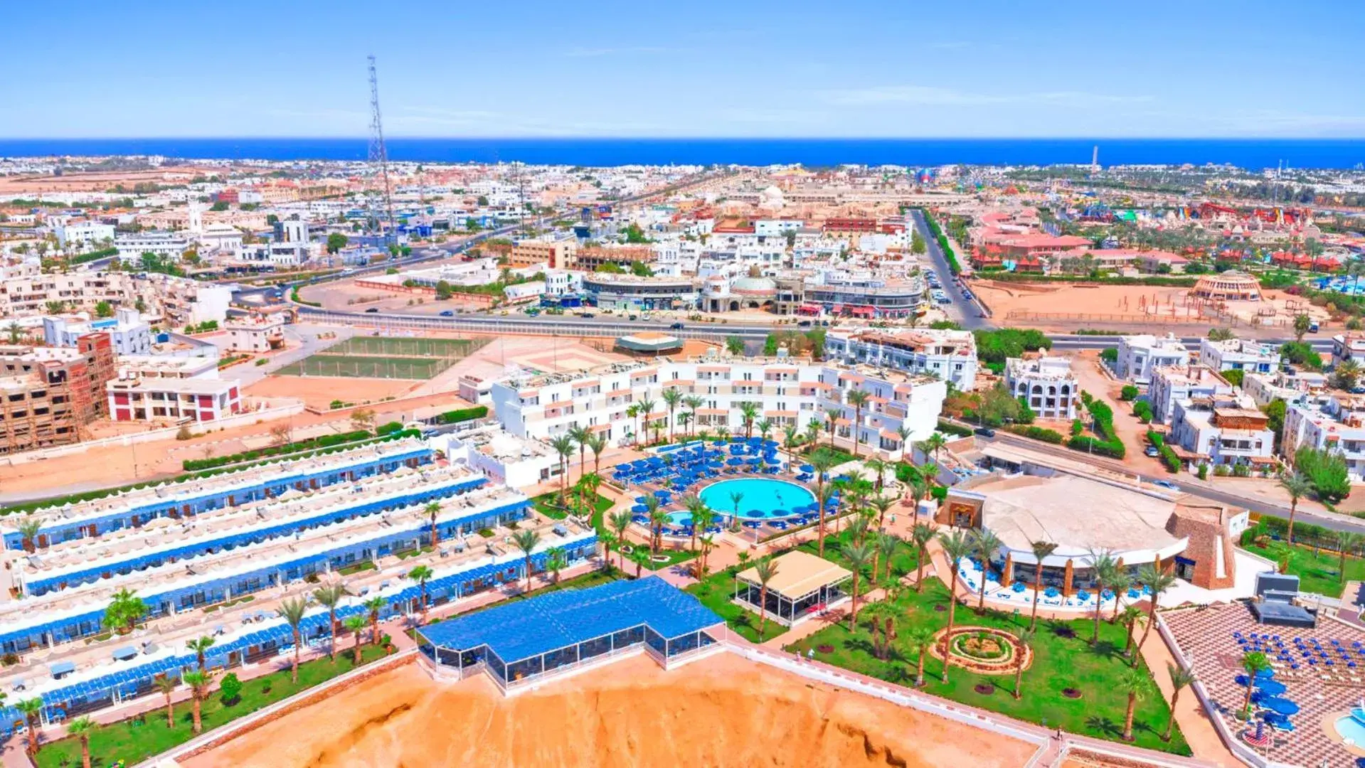 Bird's eye view, Bird's-eye View in Albatros Sharm Resort - By Pickalbatros