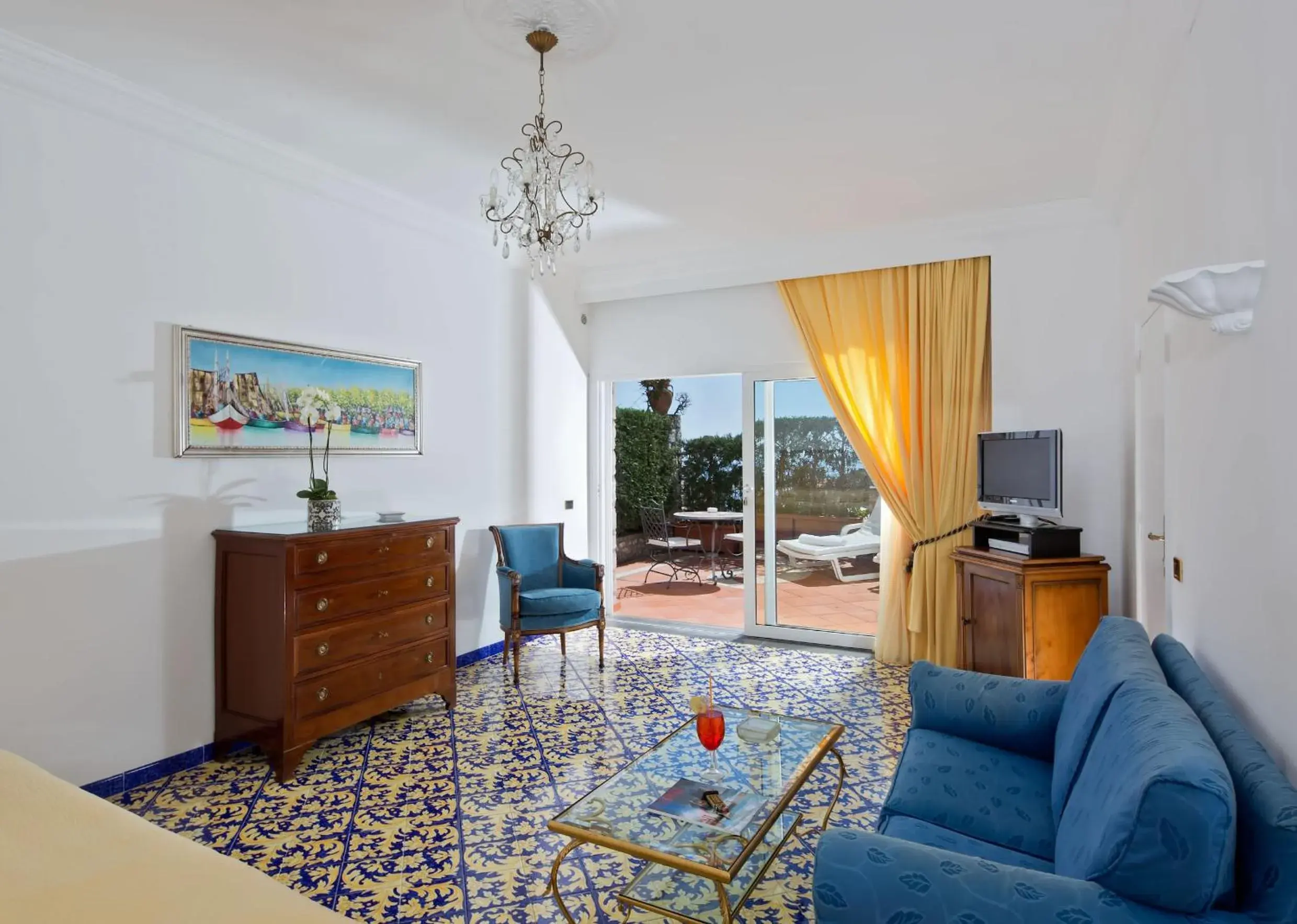 Living room, Seating Area in Casa Morgano