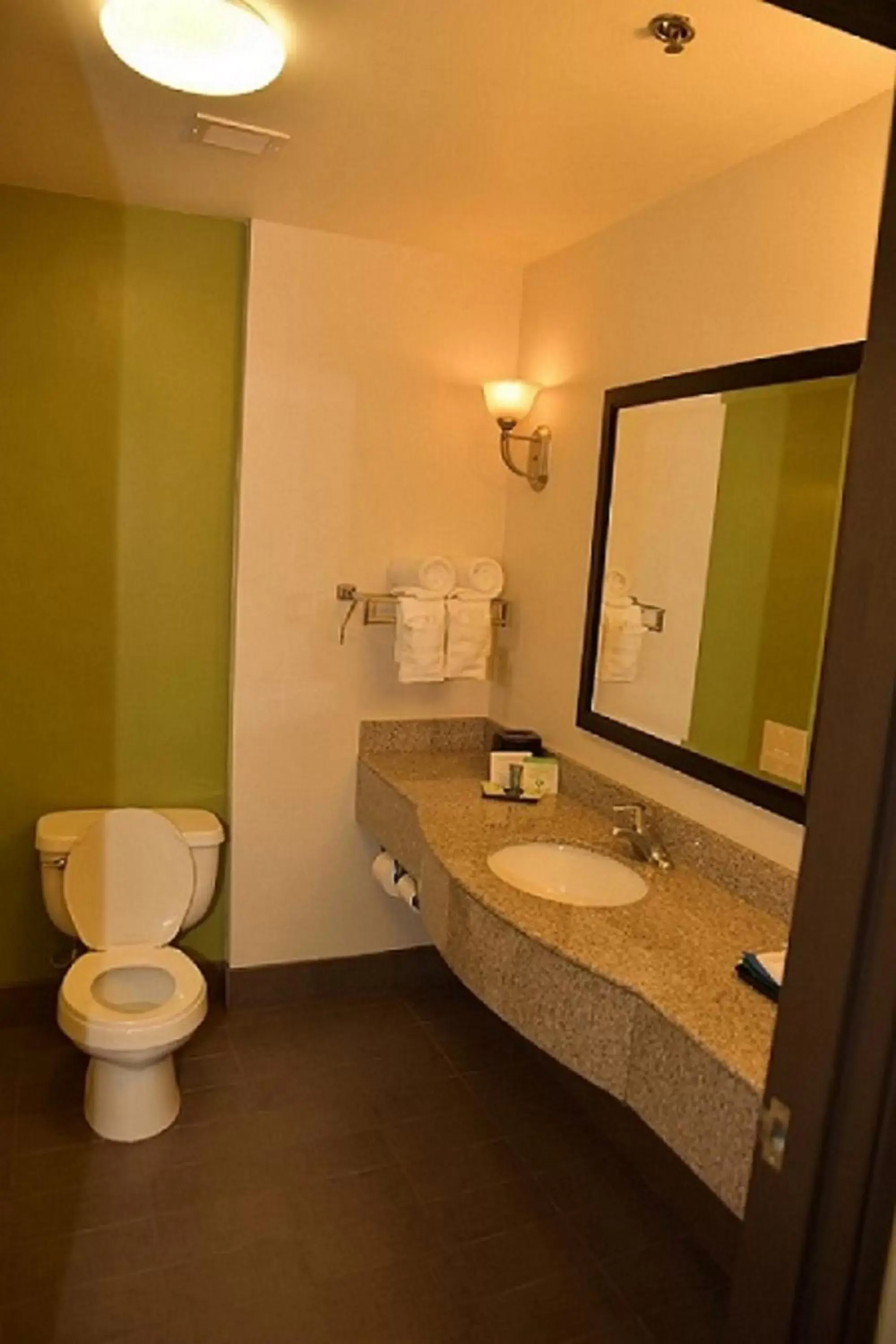 Bathroom in Sleep Inn & Suites Laurel near Fort Meade Bathroom in Sleep Inn & Suites Laurel near Fort Meade