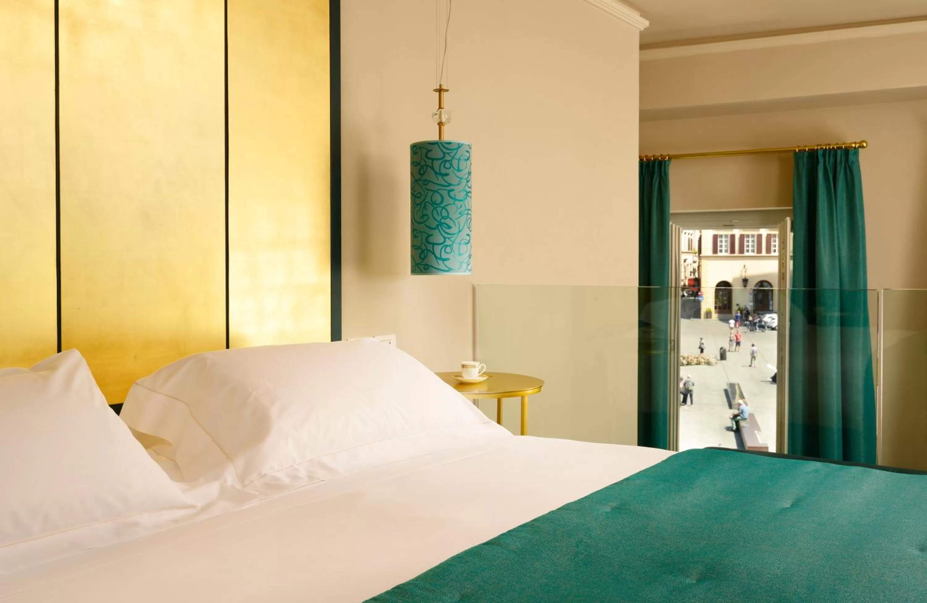 Decorative detail, Bed in Grand Hotel Minerva