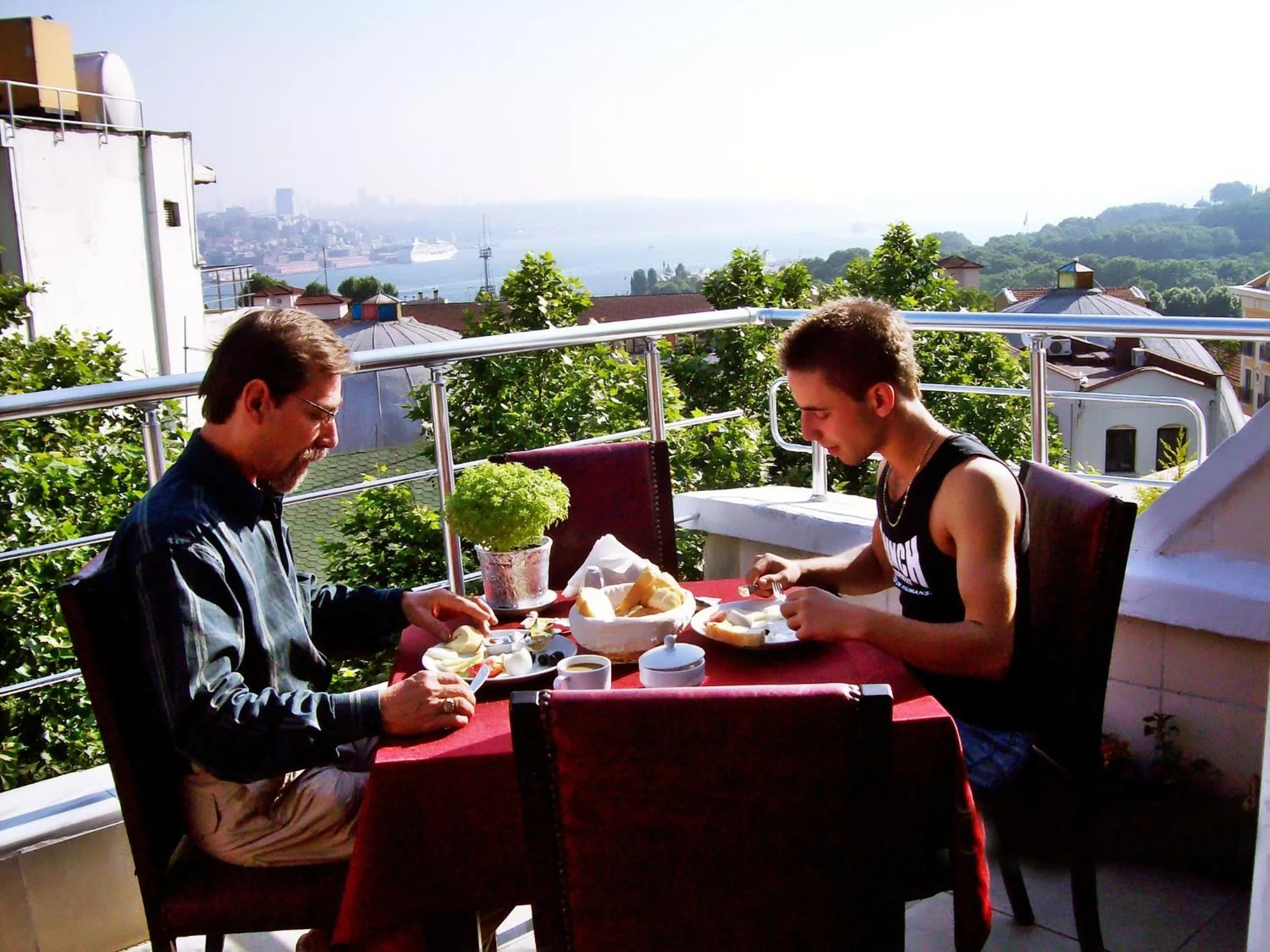 Balcony/Terrace in Meddusa Hotel