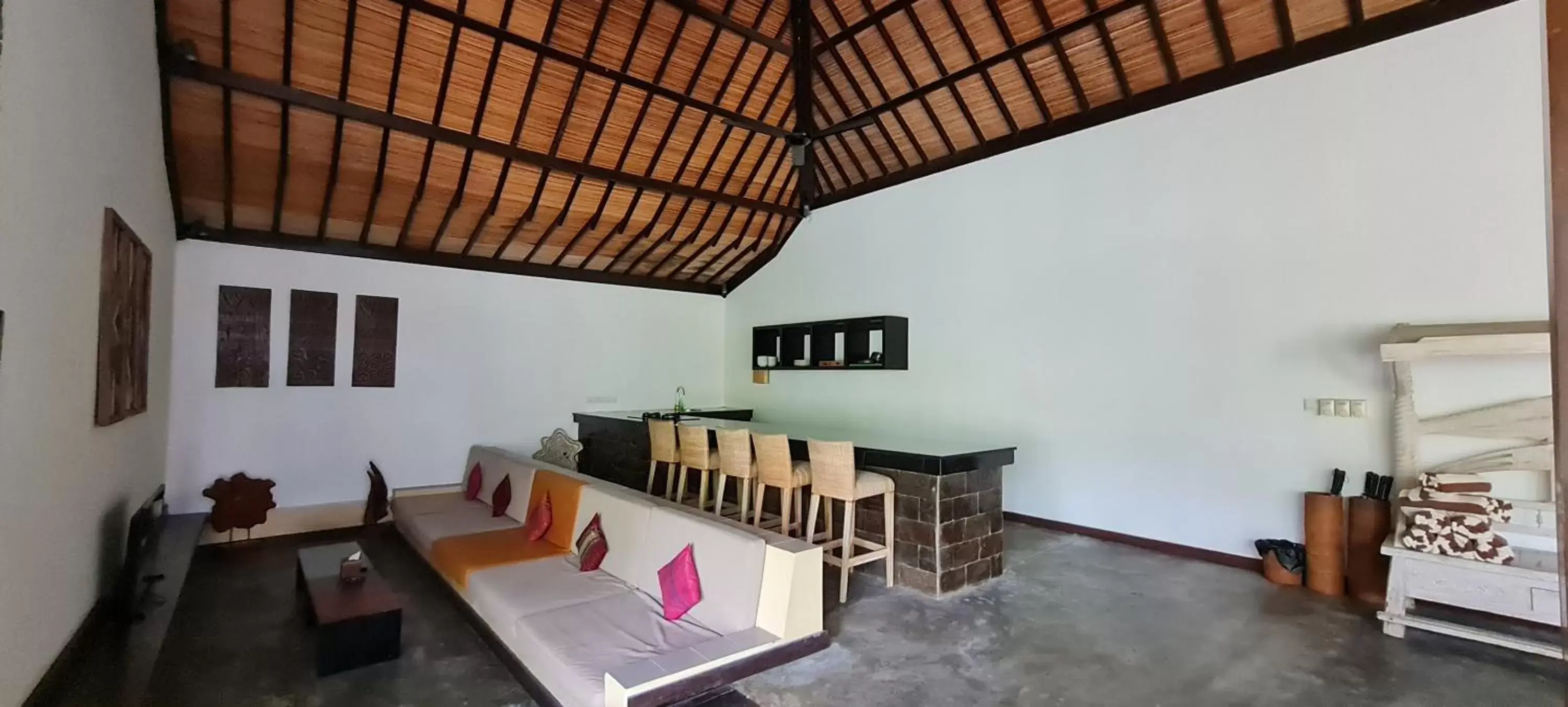 Living room, Dining Area in The Trawangan Resort