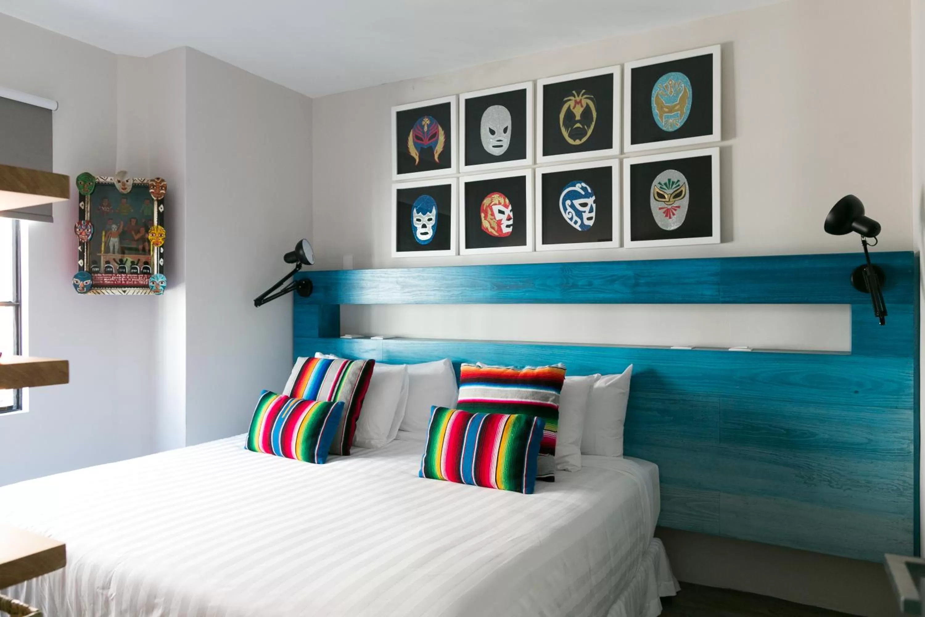 Bed in La Palomilla Bed & Breakfast