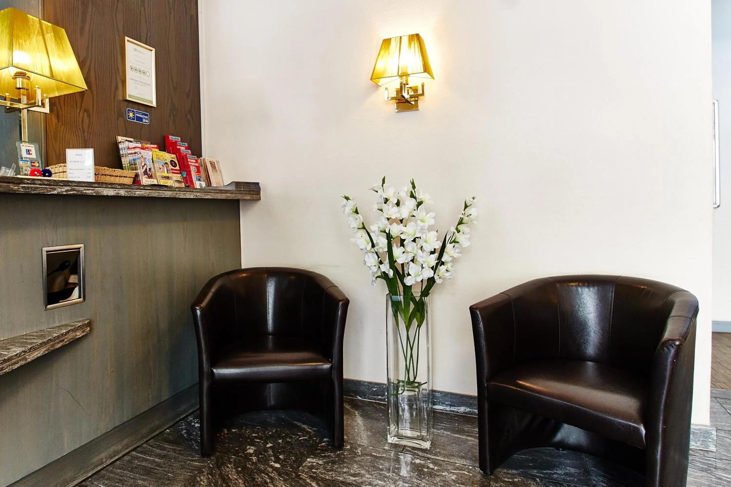 Lobby or reception in Hotel Europa City