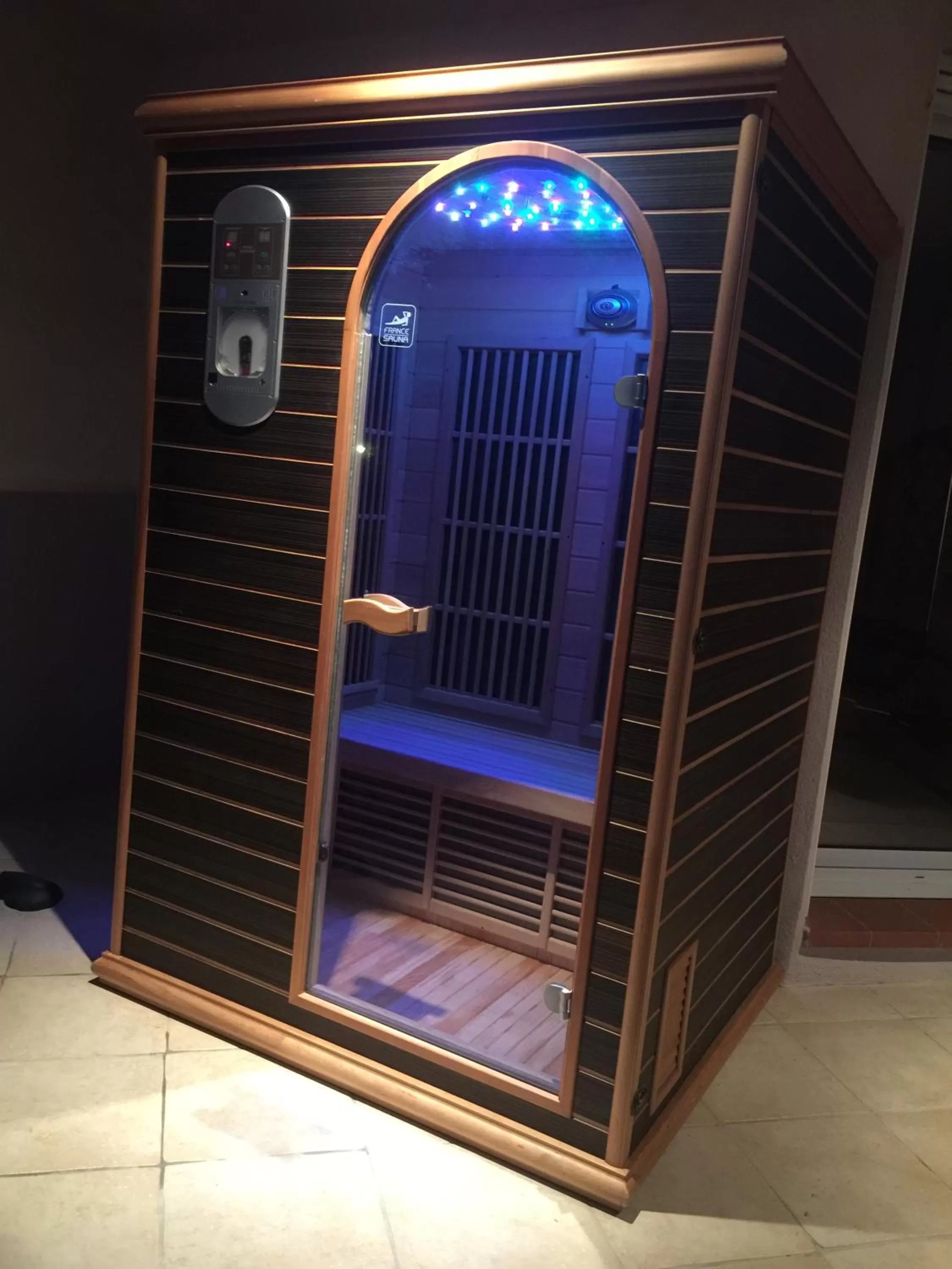 Sauna, Facade/Entrance in Le Mas Pinède