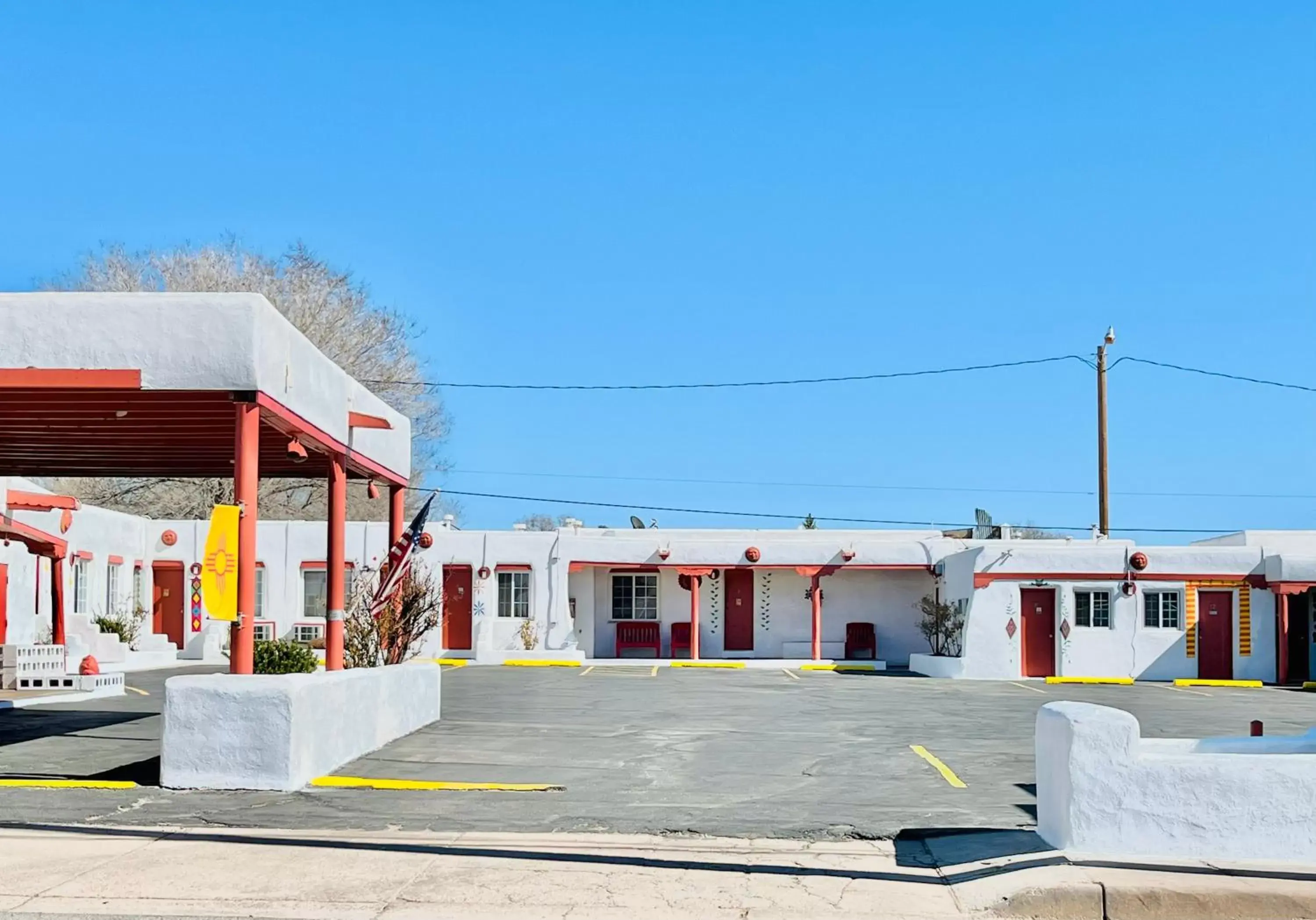 Property Building in Cottonwood Court Motel