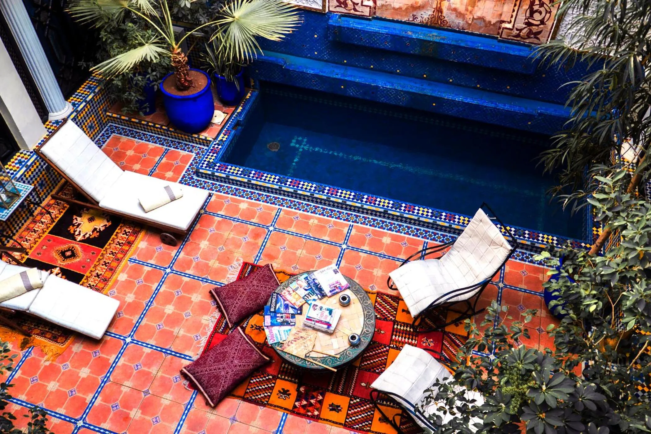 Garden in Riad 58 Blu