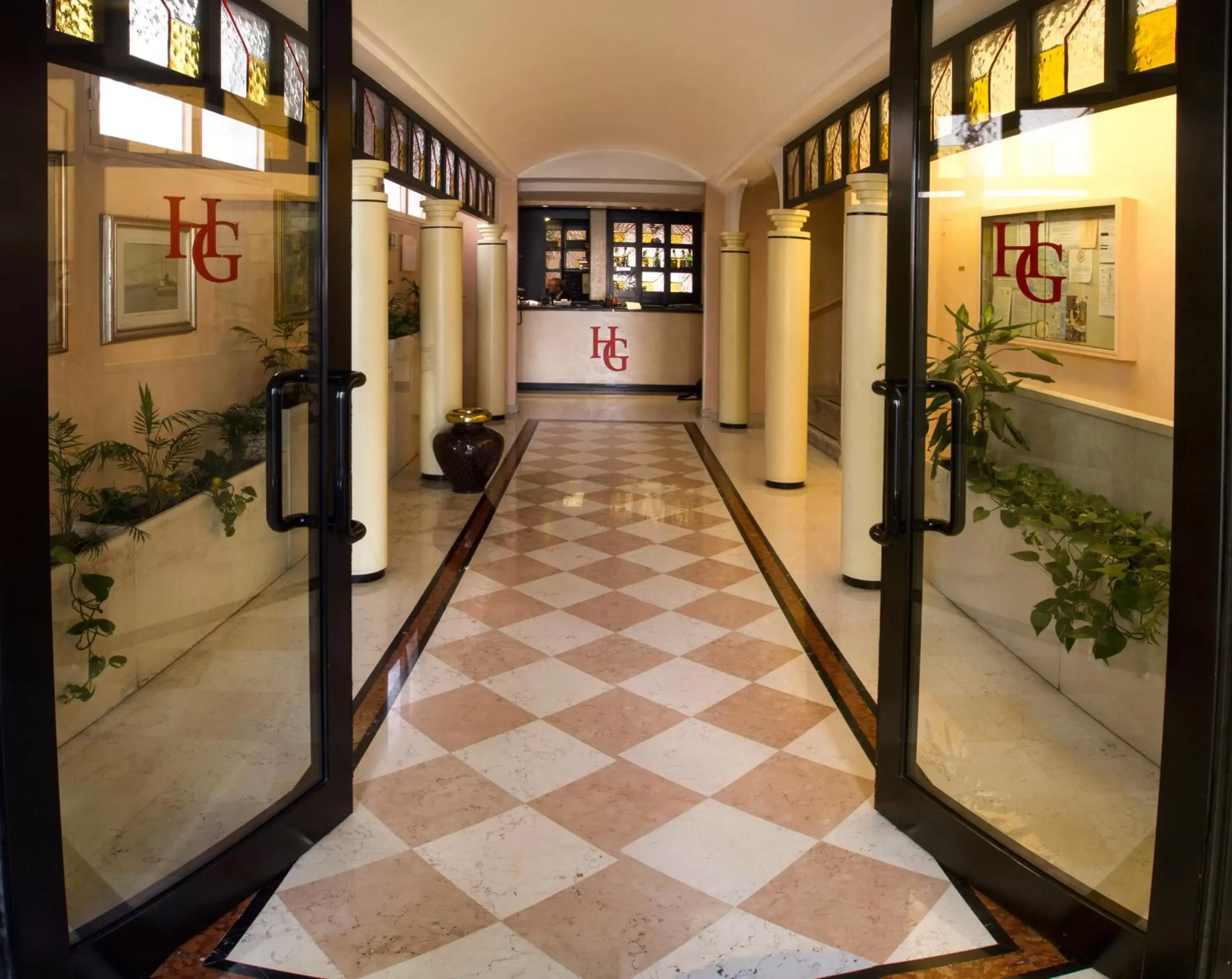 Lobby or reception in Hotel Garibaldi