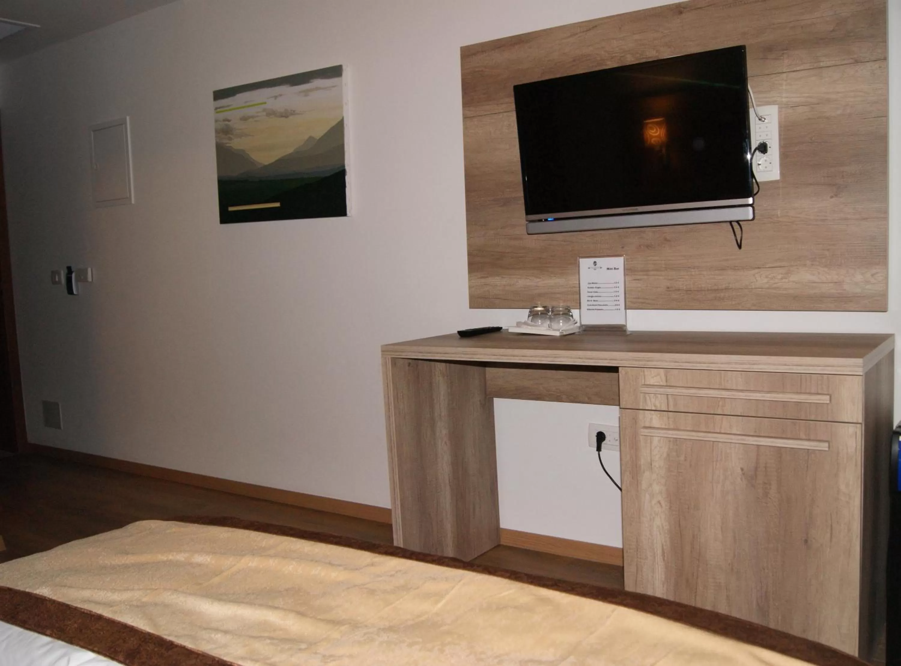 Decorative detail, Bed in Hotel Prizreni