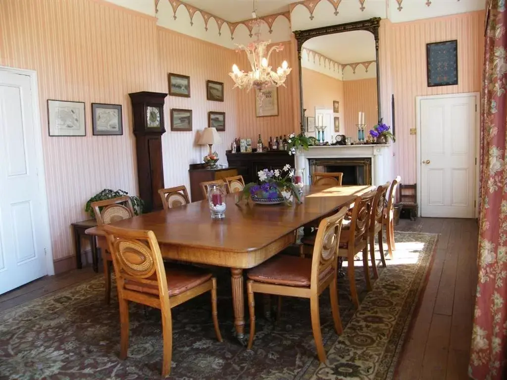 Dining area, Restaurant/Places to Eat in Glebe House Muston