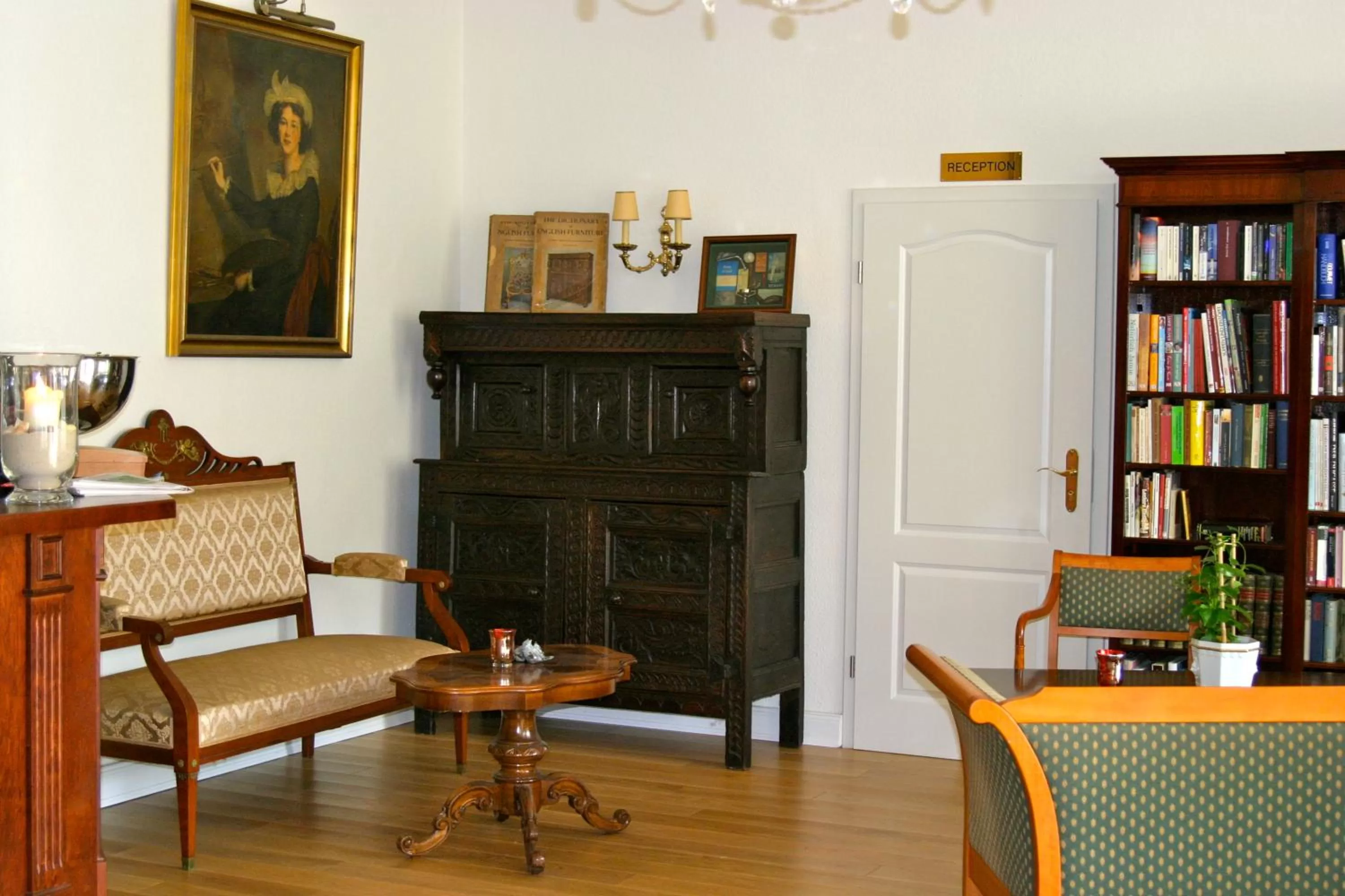 Library in Landhaus Bode