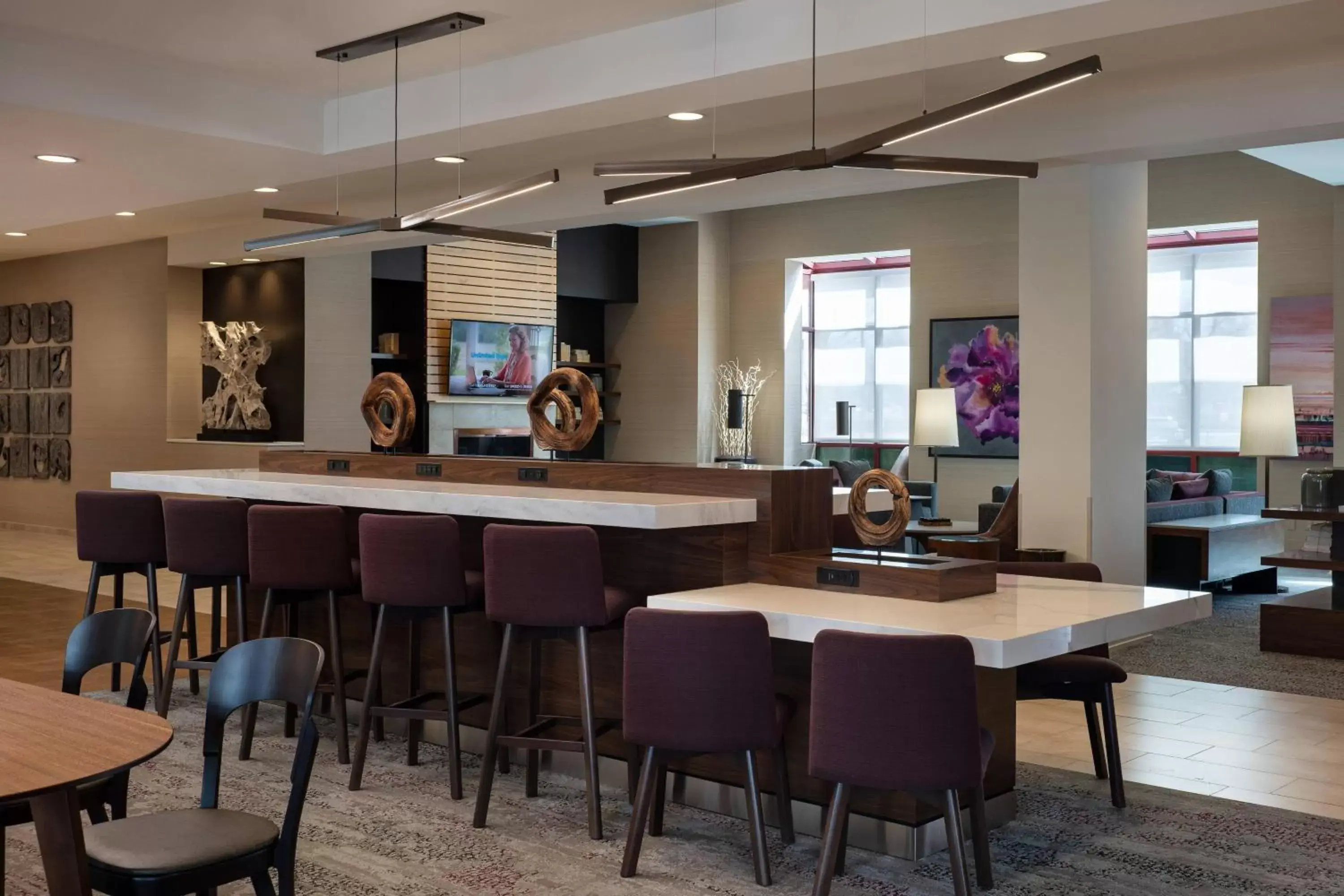 Lobby or reception in Courtyard by Marriott Denver Airport