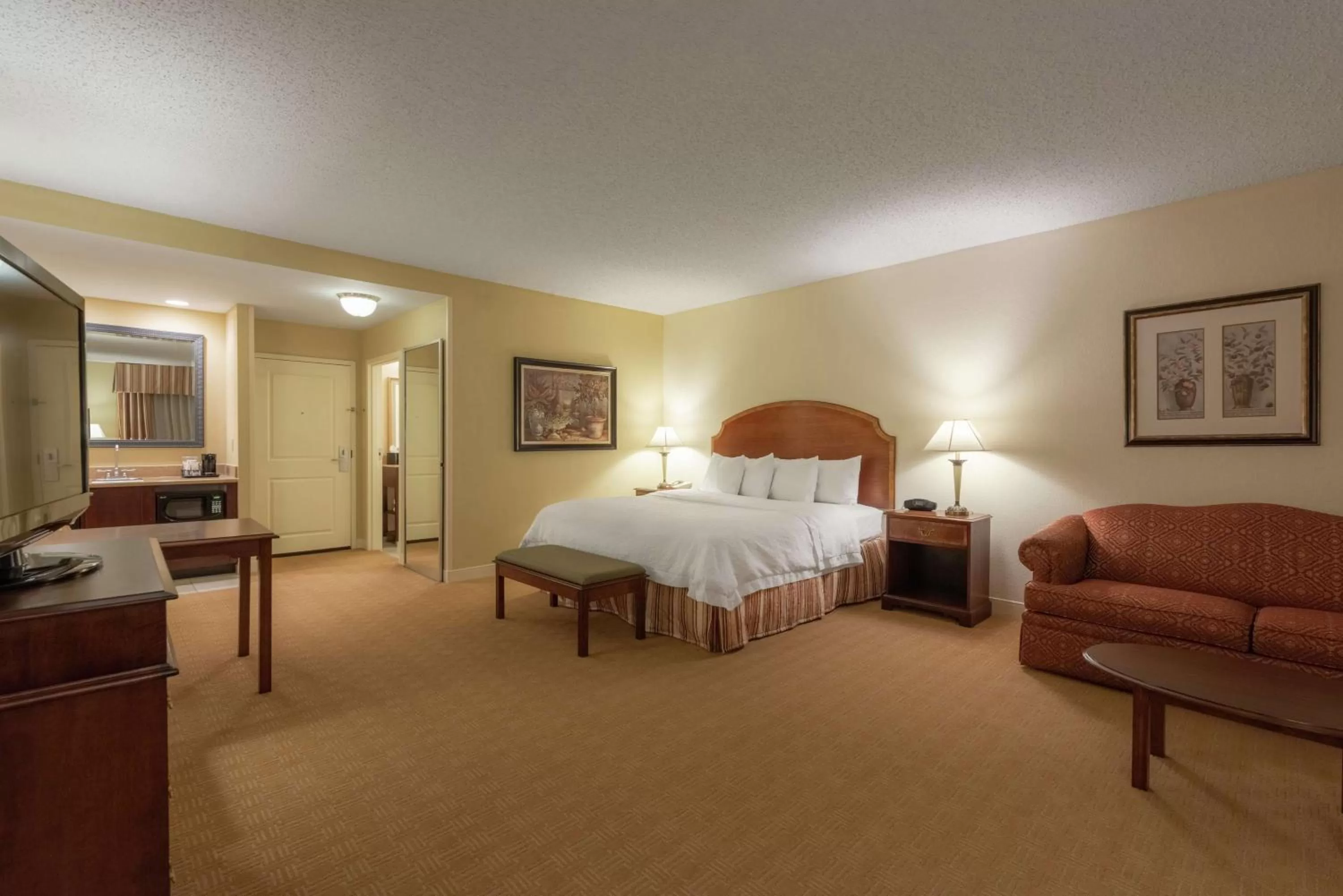 King Studio Suite with Sofa Bed - Non-Smoking in Hampton Inn & Suites - Vicksburg