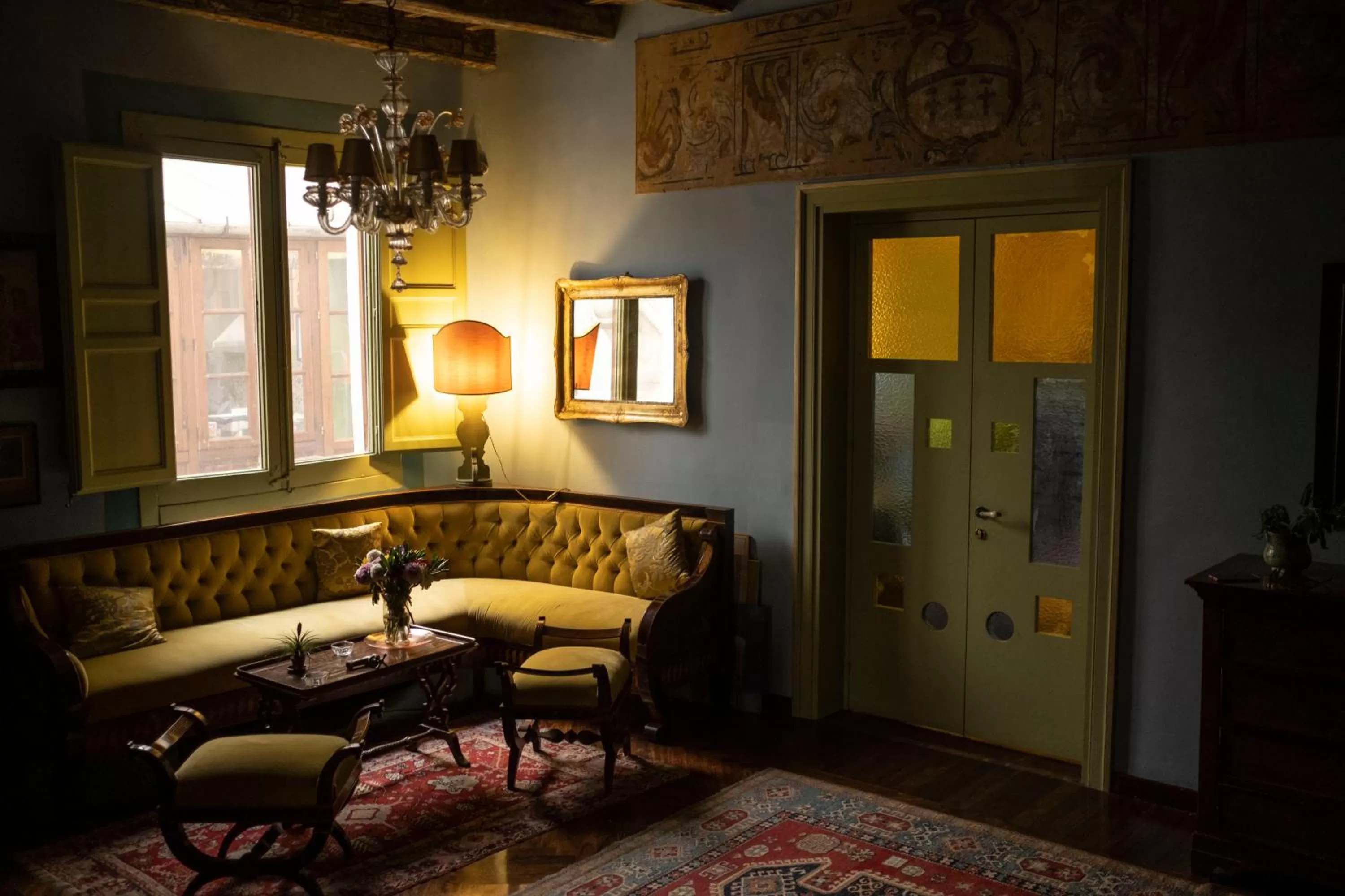 Living room in La dimora del genio