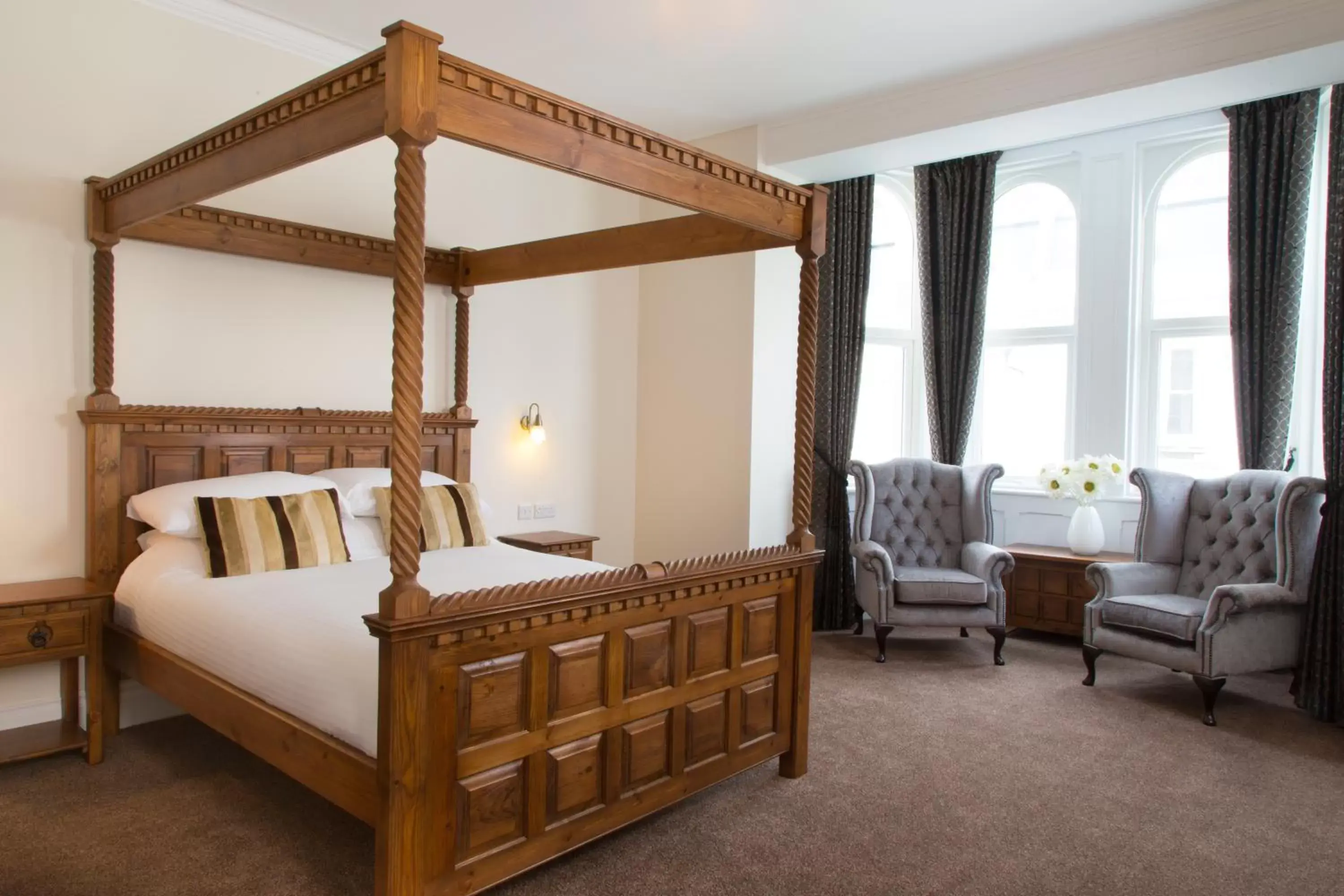 Bedroom, Bed in The Grosvenor Plymouth