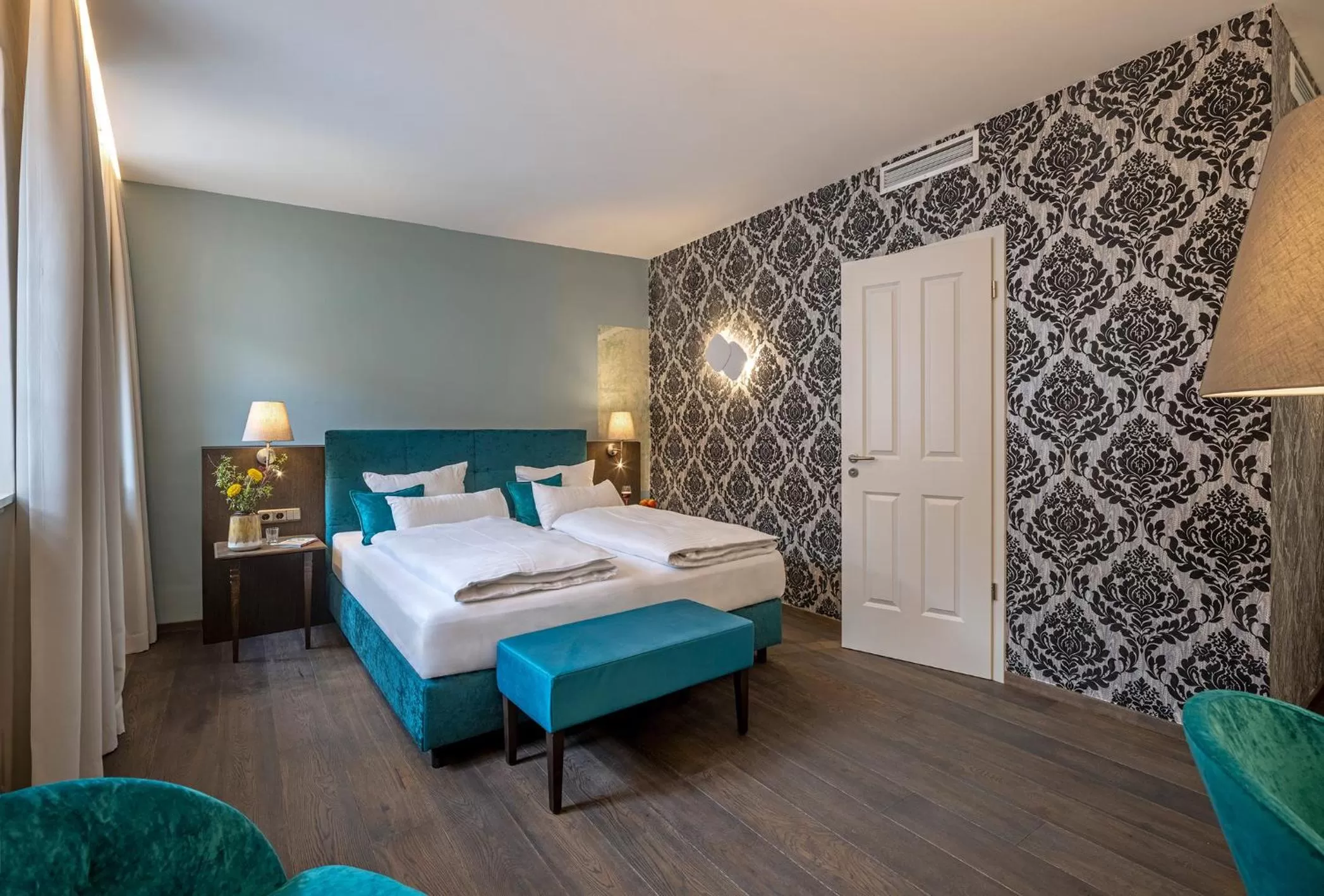 Bed in Altstadthotel der Patrizier