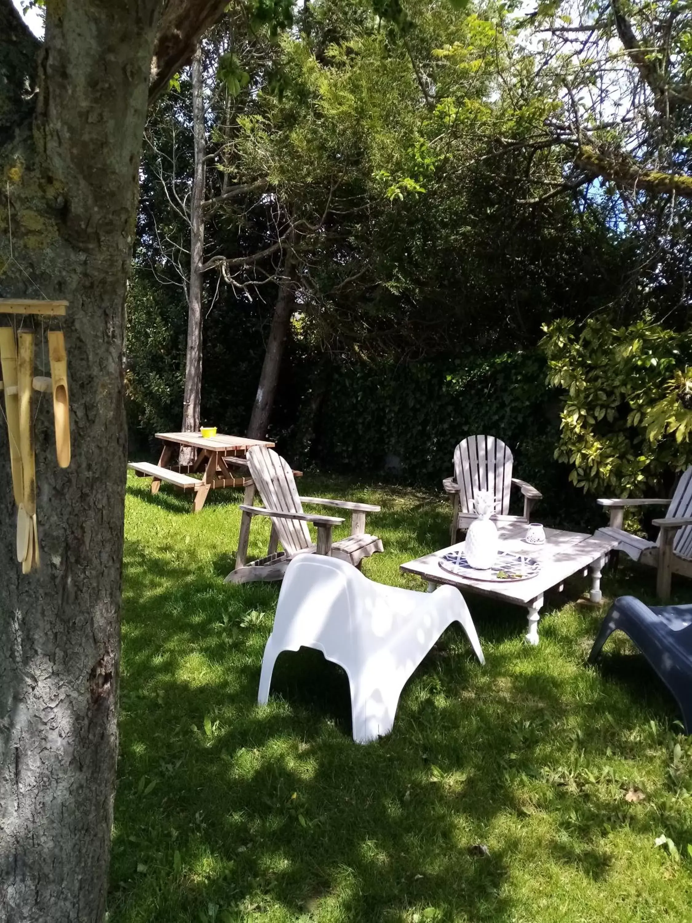 Garden in O Douceurs Sucrées Cabourg