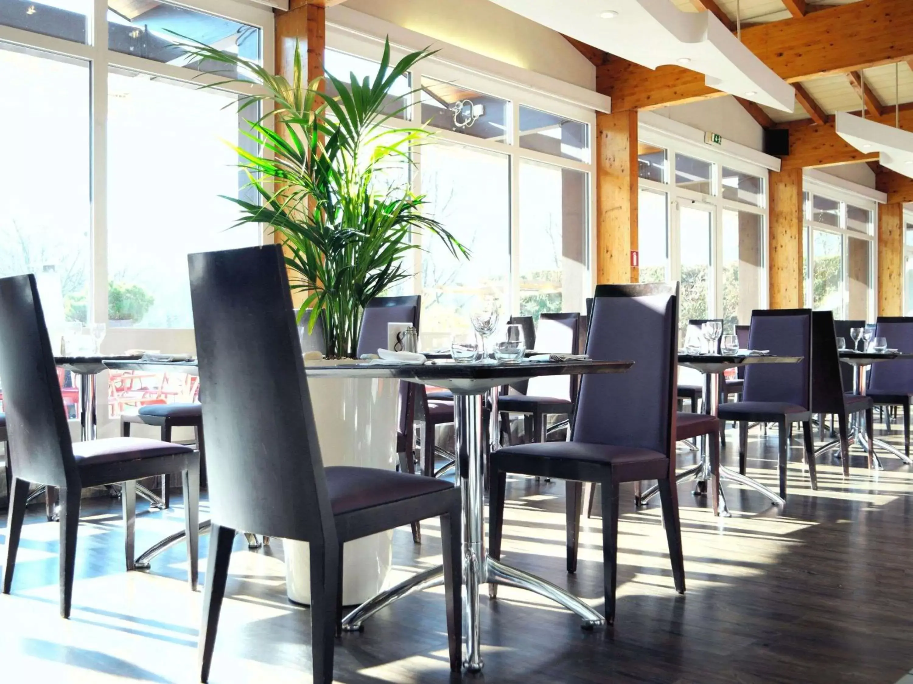 Lounge or bar, Restaurant/Places to Eat in Novotel Grenoble Nord Voreppe
