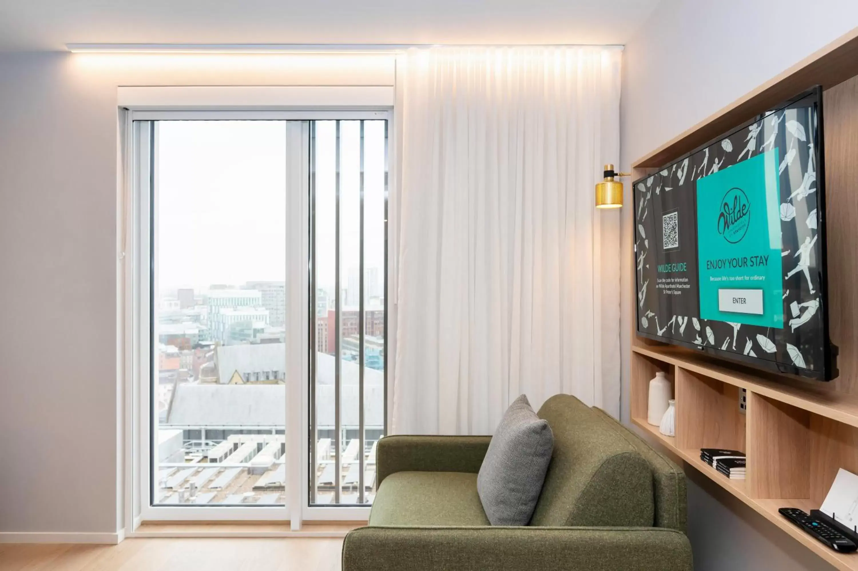 Seating area in Wilde Aparthotels Manchester St. Peters Square