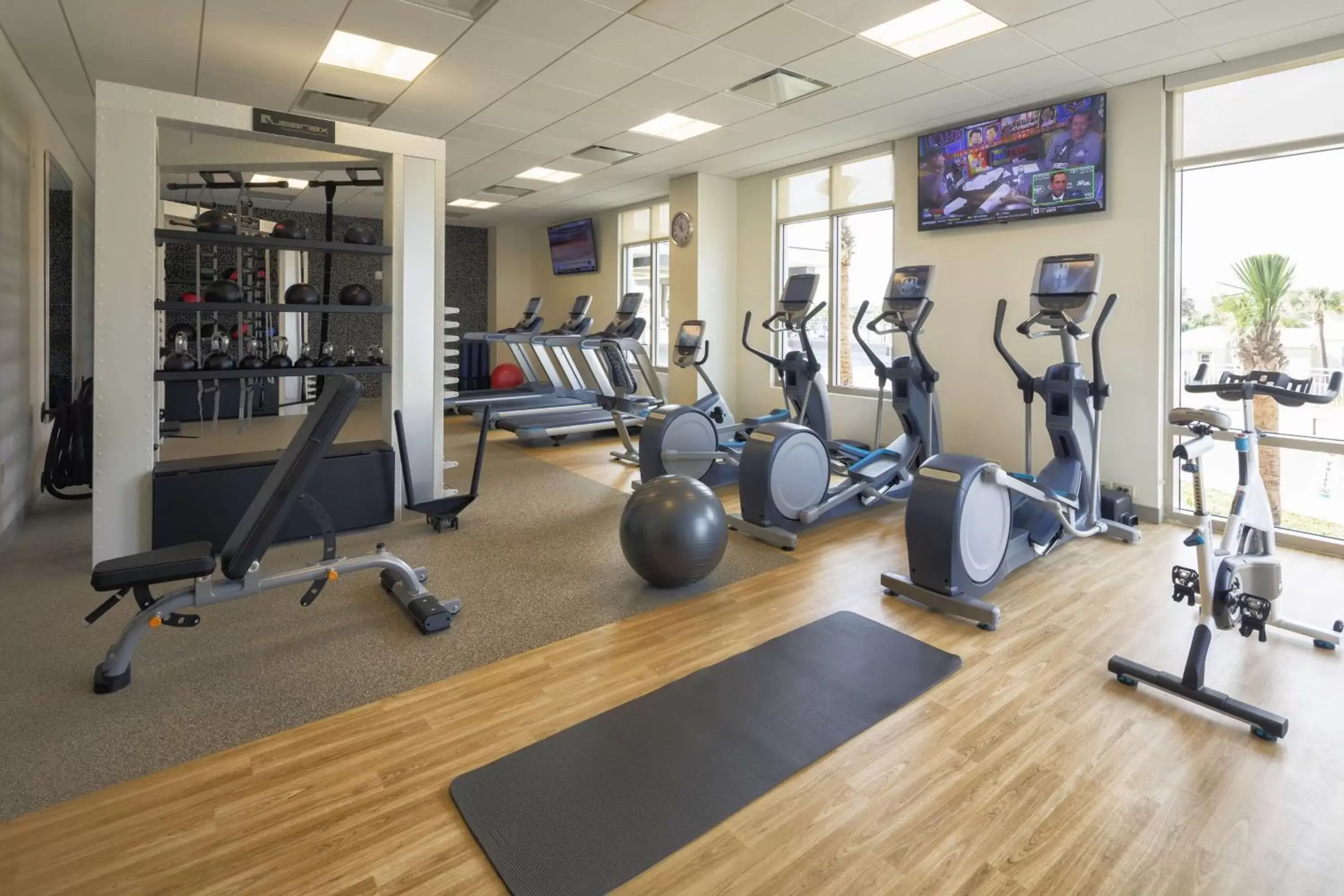 Fitness centre/facilities, Fitness Center/Facilities in Embassy Suites St Augustine Beach Oceanfront Resort