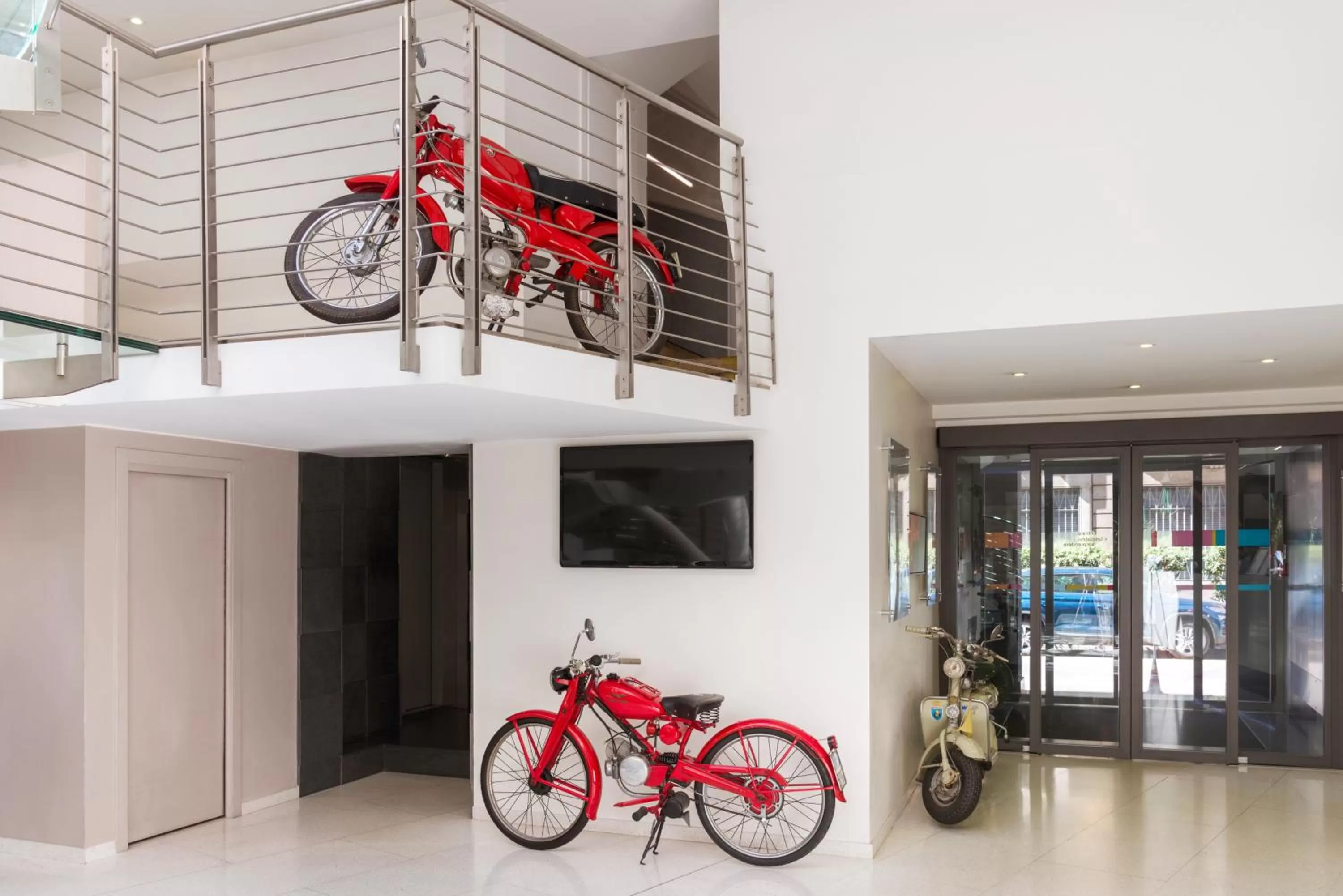 Decorative detail in Ibis Styles Milano Centro