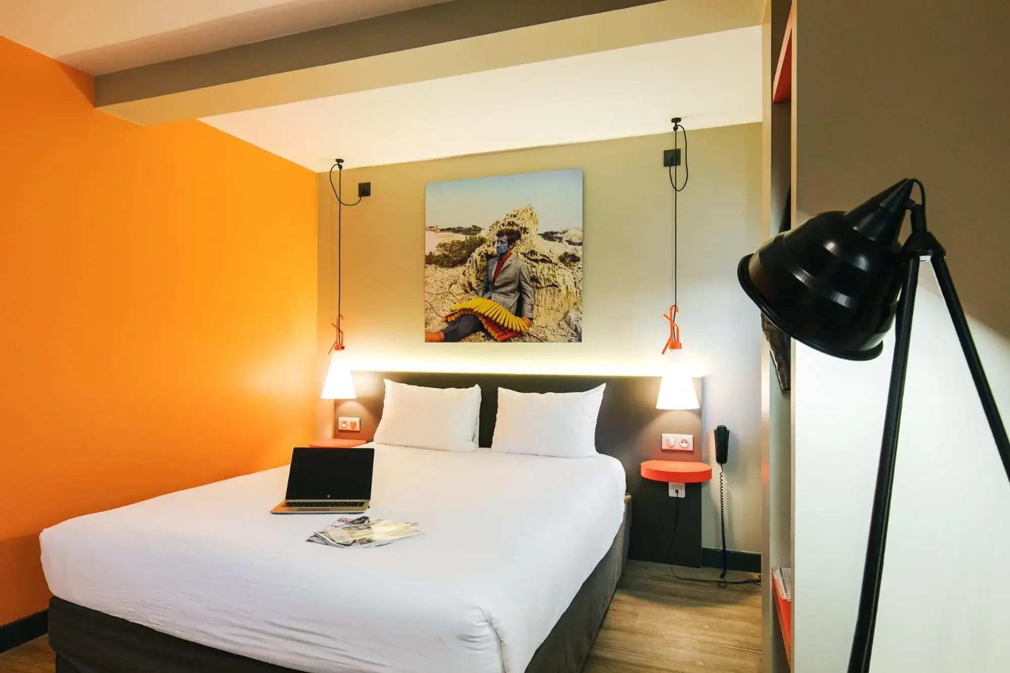 Bed in ibis Styles Lyon Confluence