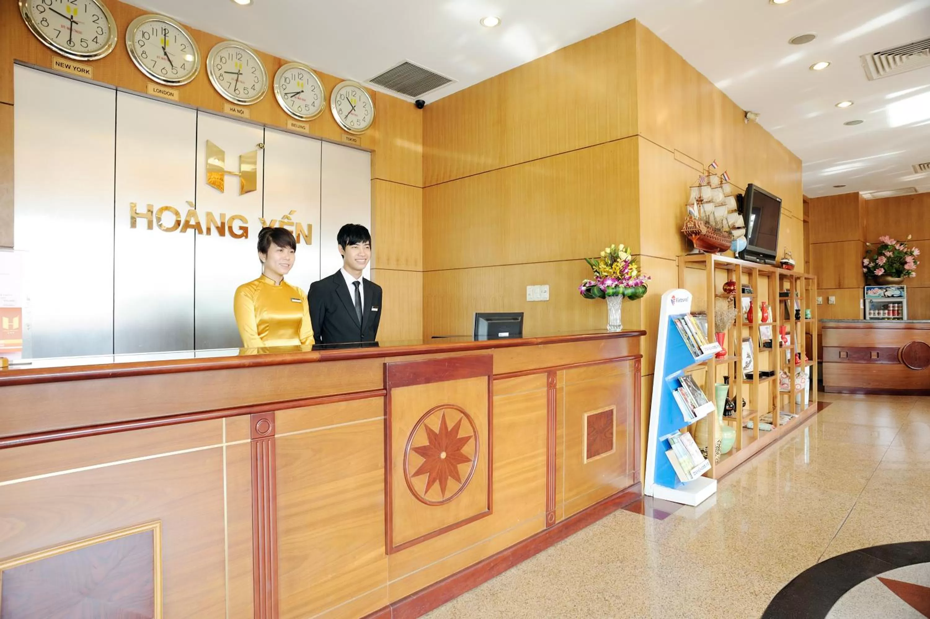 Lobby or reception in Hoang Yen Hotel
