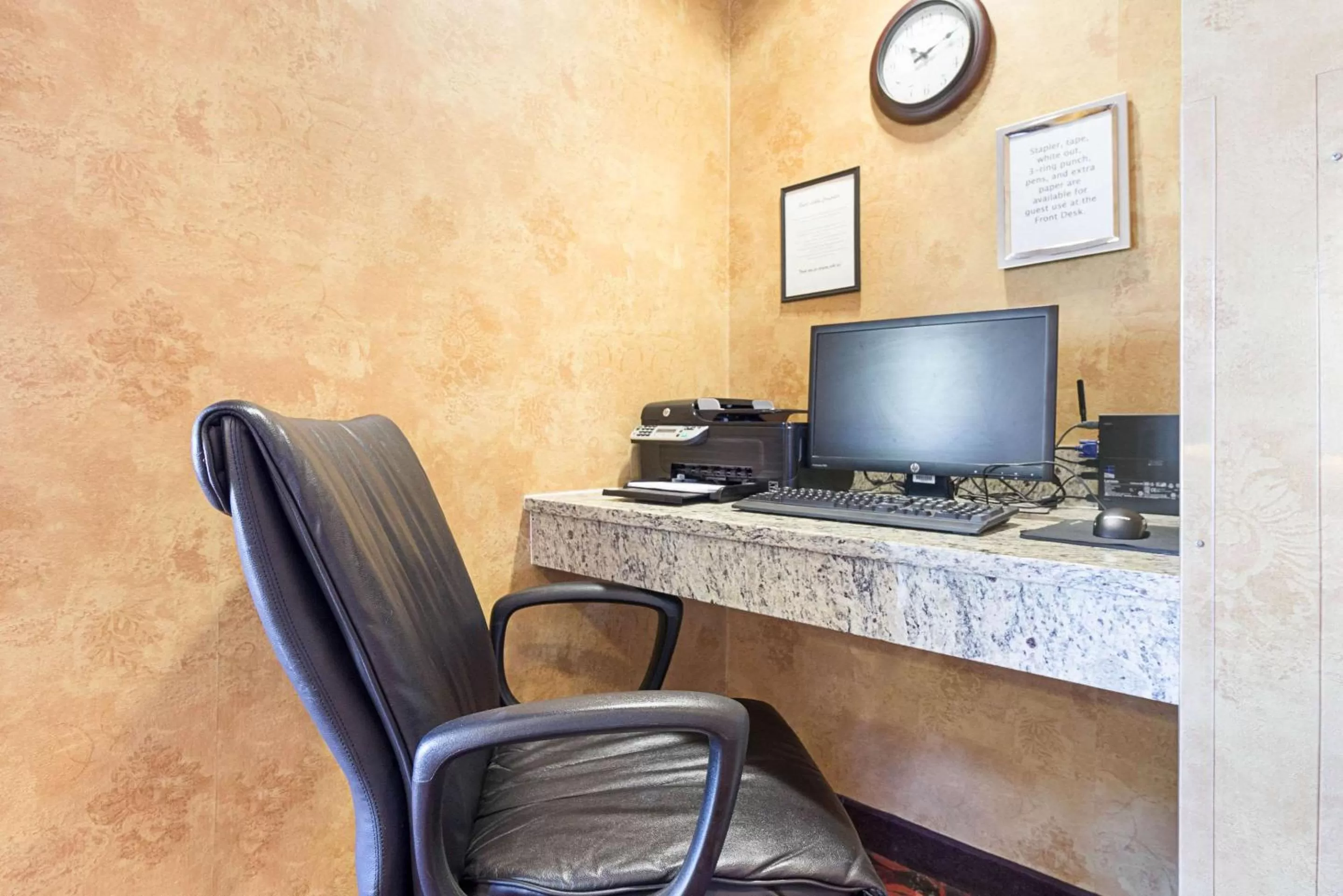 On site in Quality Inn Fairmont