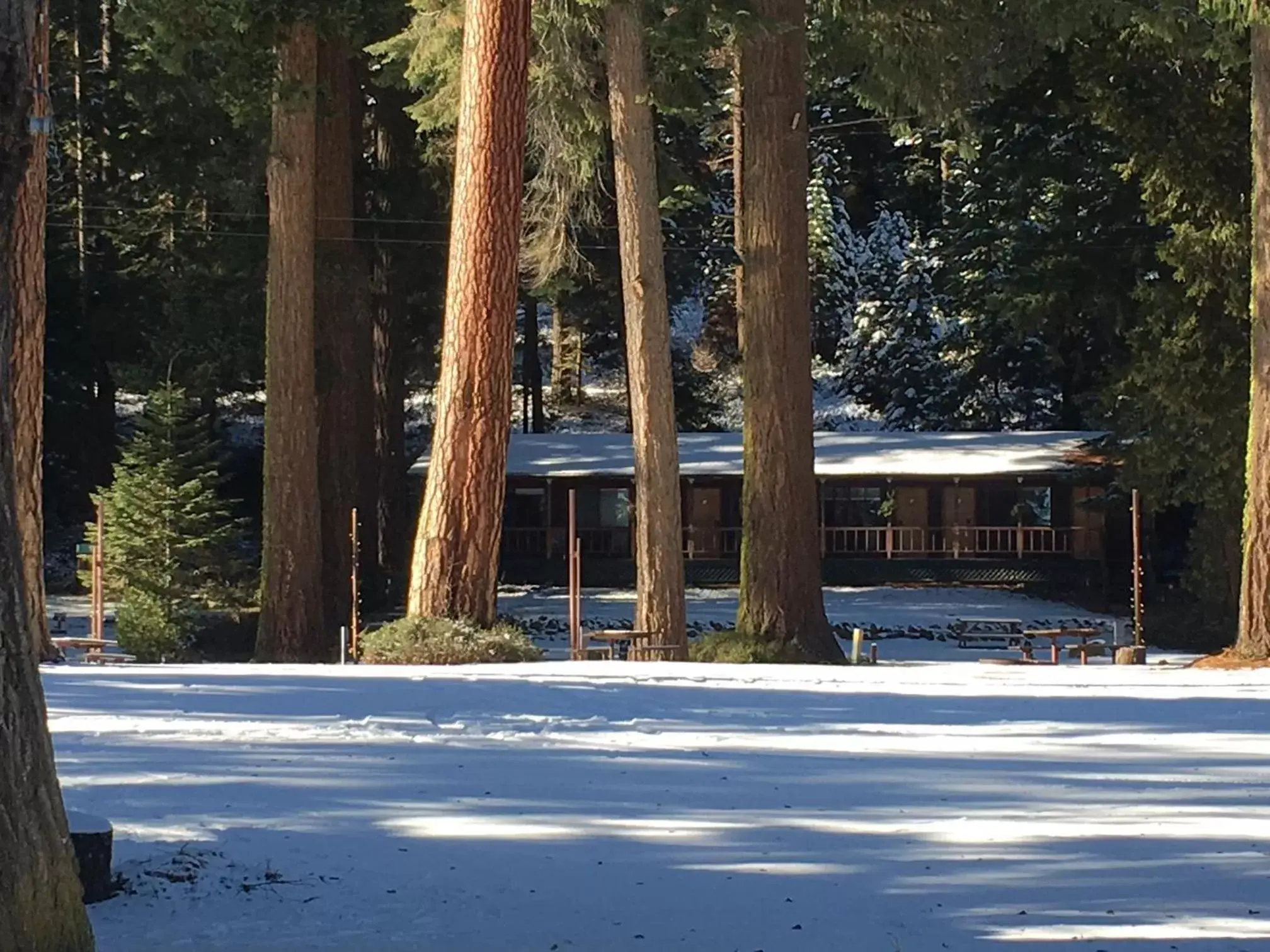 Winter in Crater Lake Gateway-Rocky Point Resort