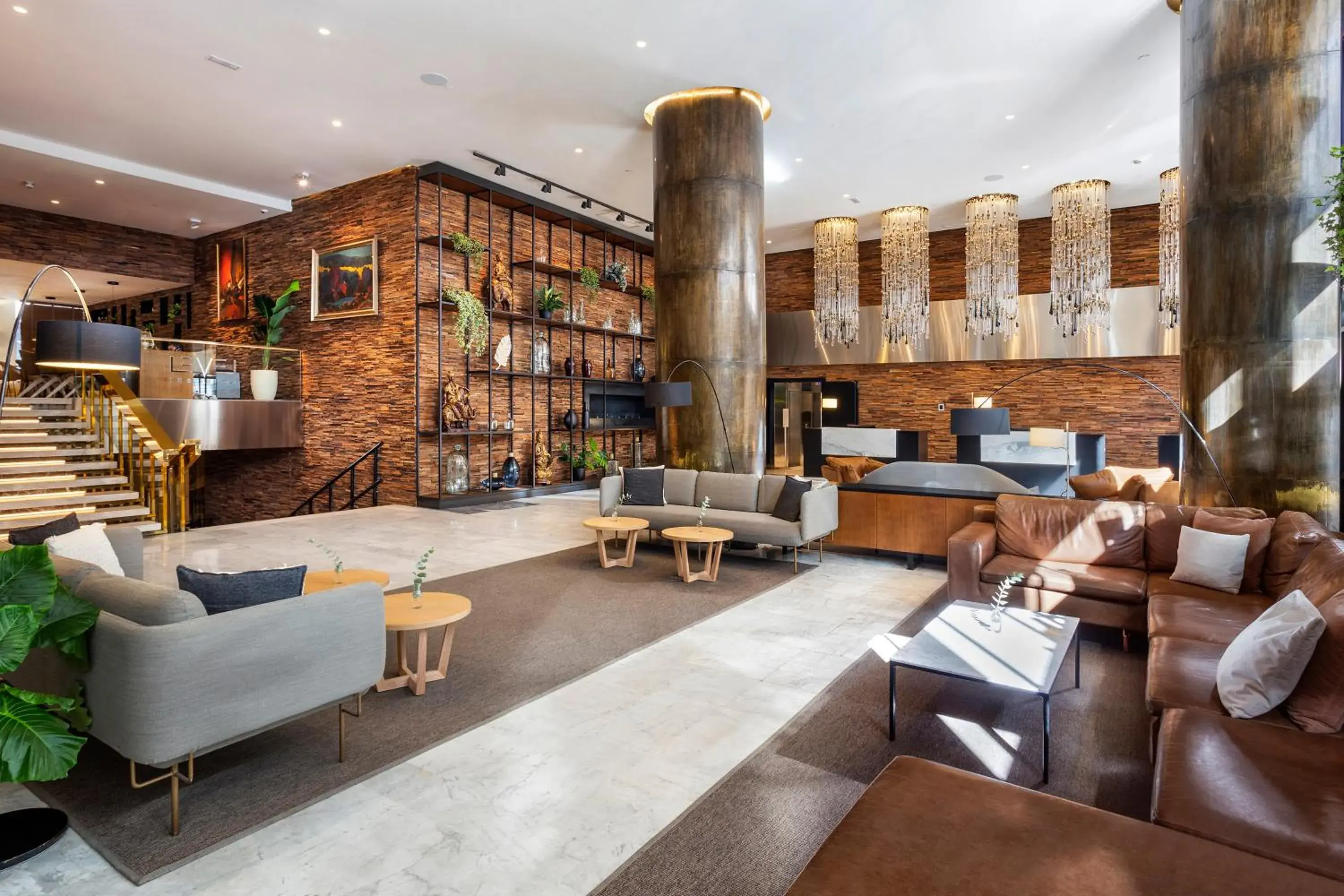 Lobby or reception, Lounge/Bar in Melia Madrid Princesa