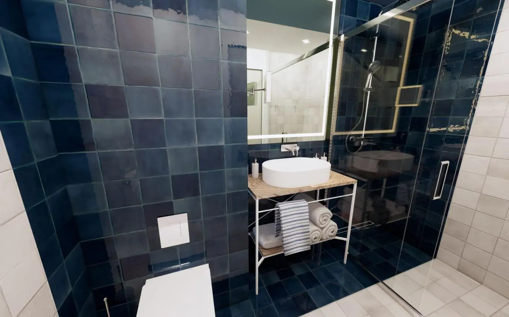 Shower, Bathroom in Mercure Sibiu Arsenal