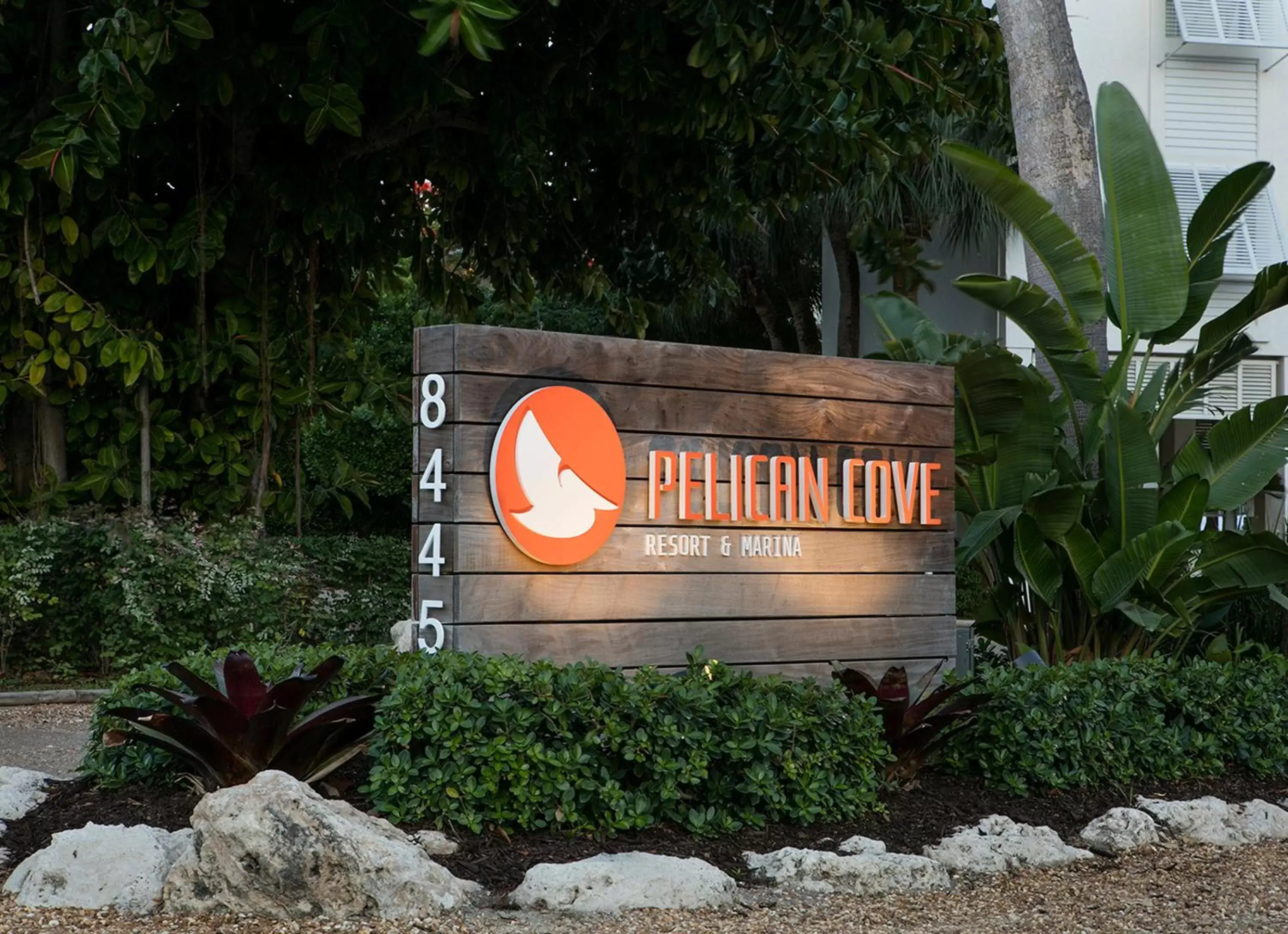 Property building, Property Logo/Sign in Pelican Cove Resort & Marina