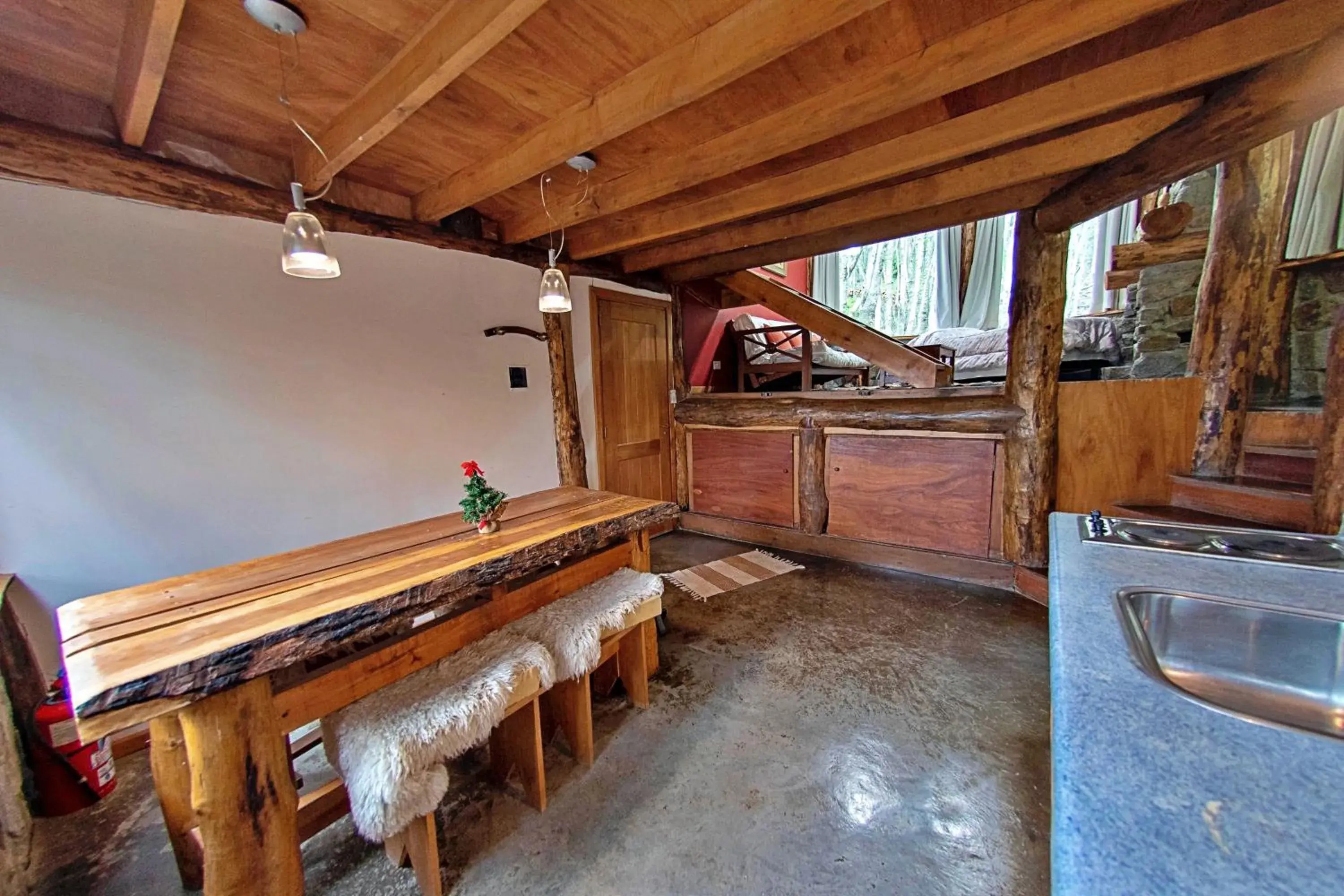 kitchen in Patagonia Villa Lodge