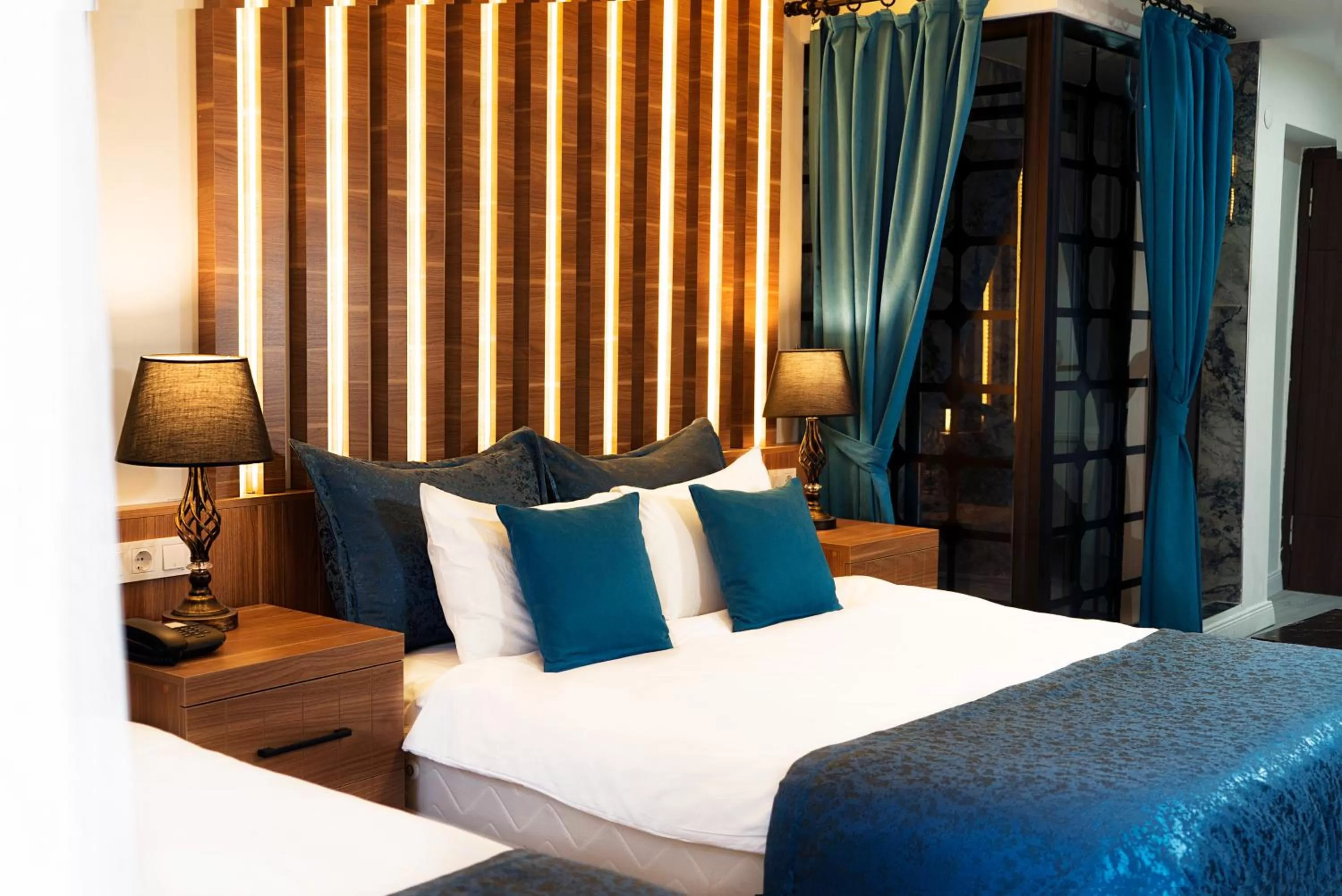 Bed in Taksim Yazıcı Residence