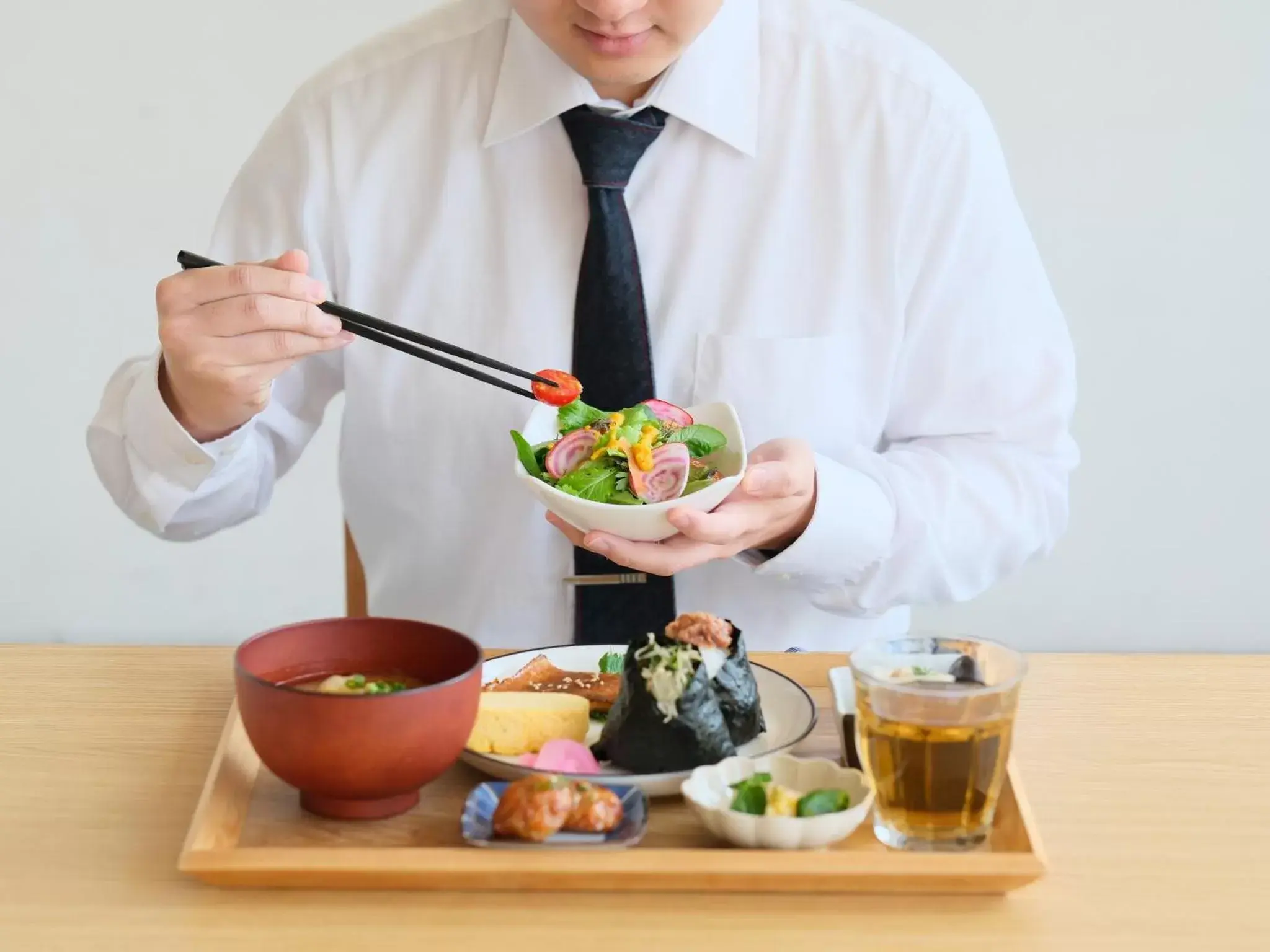 Breakfast in Fukuyama Oriental Hotel