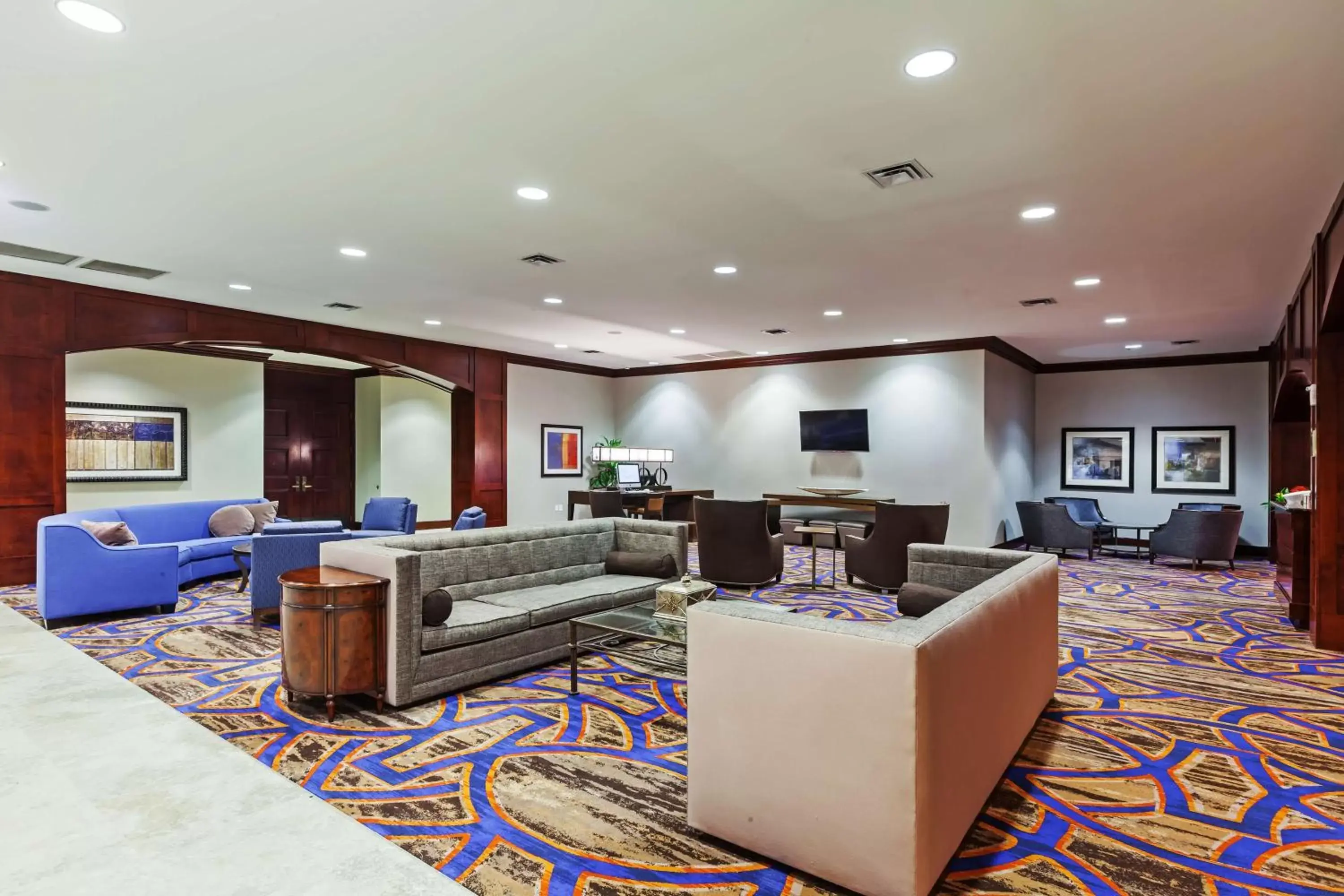 Lobby or reception in Hilton Waco Lobby or reception in Hilton Waco