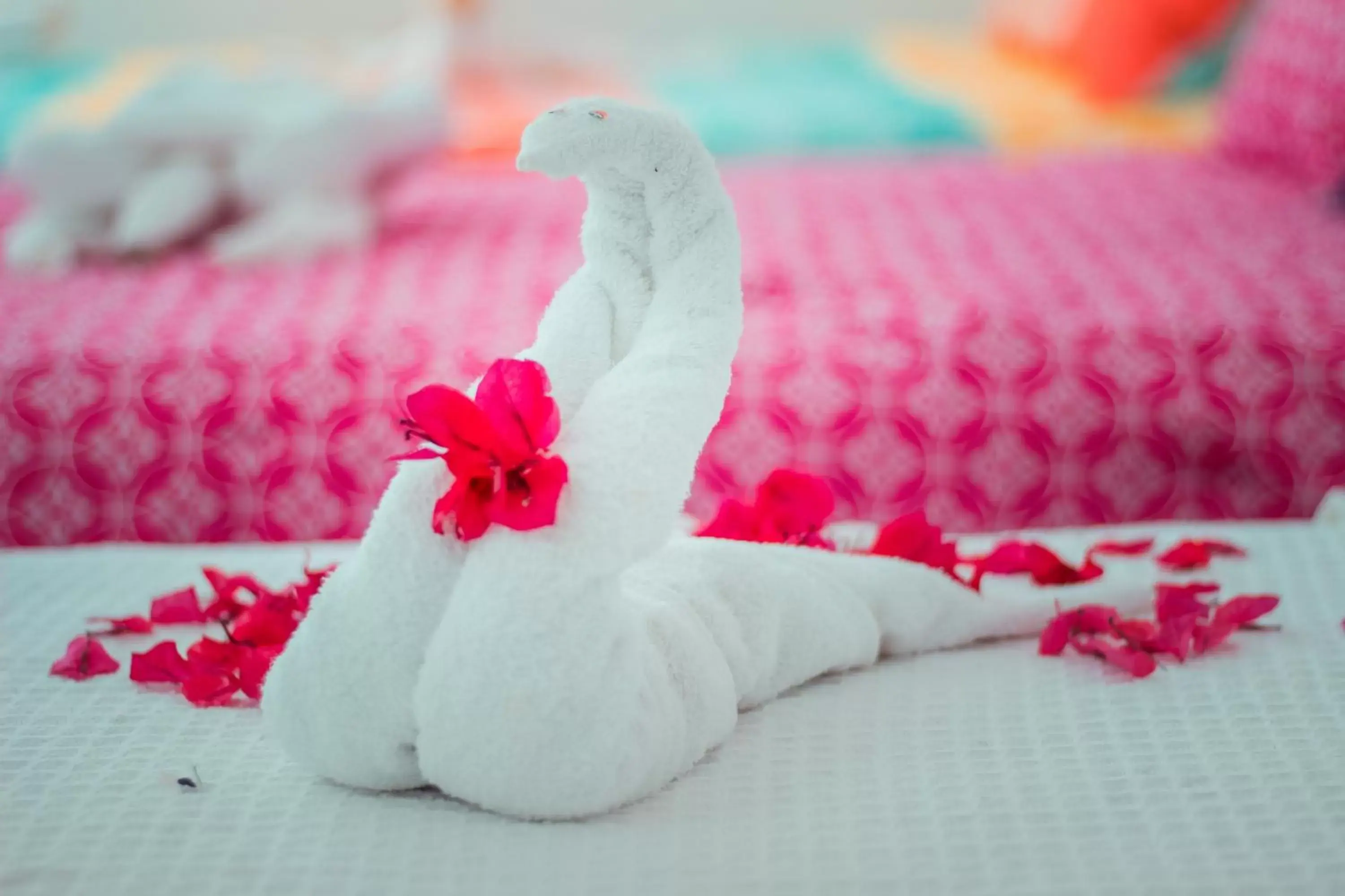 Decorative detail, Bed in Itza La Veleta Tulum