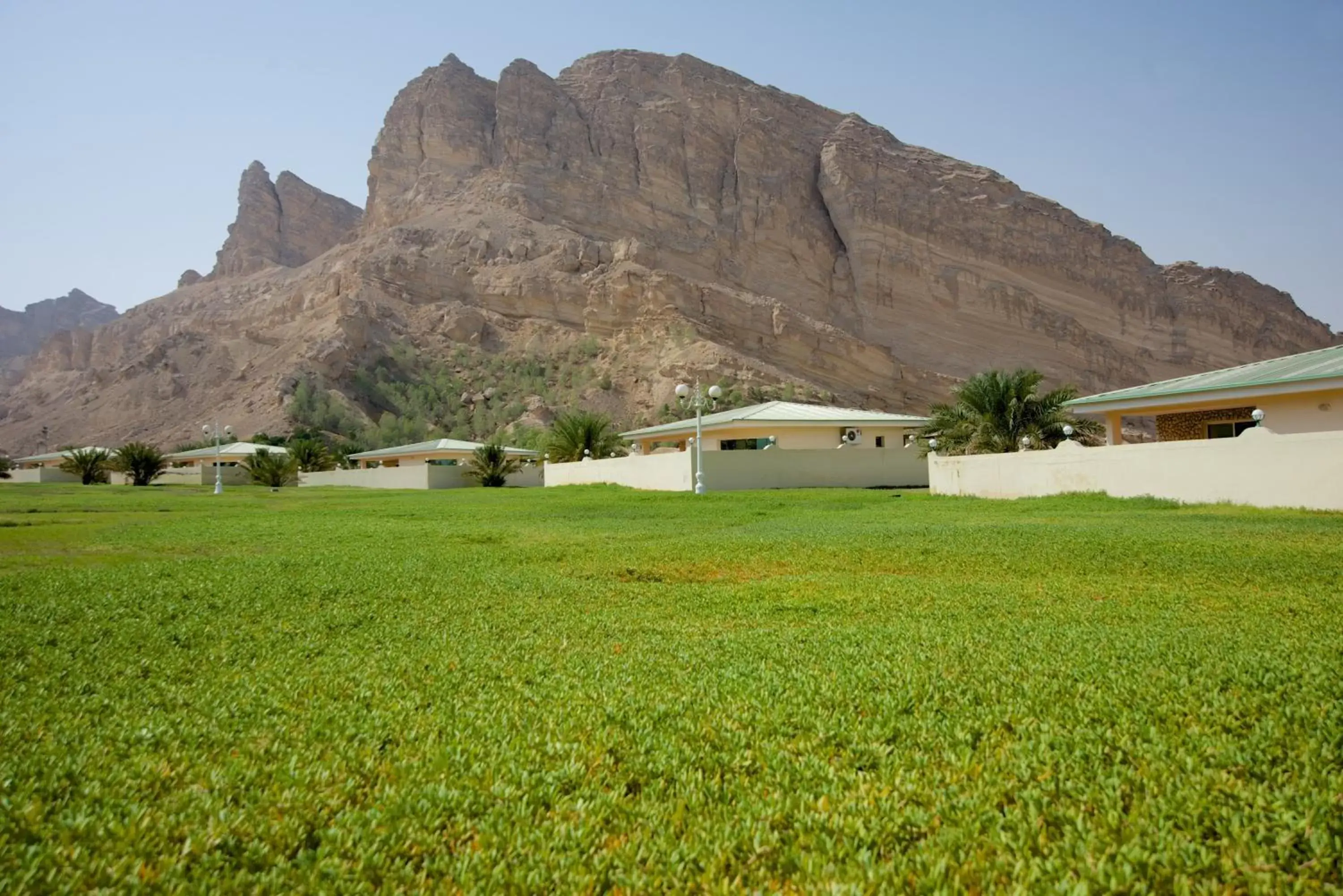 Mountain view in Green Mubazzarah Chalets