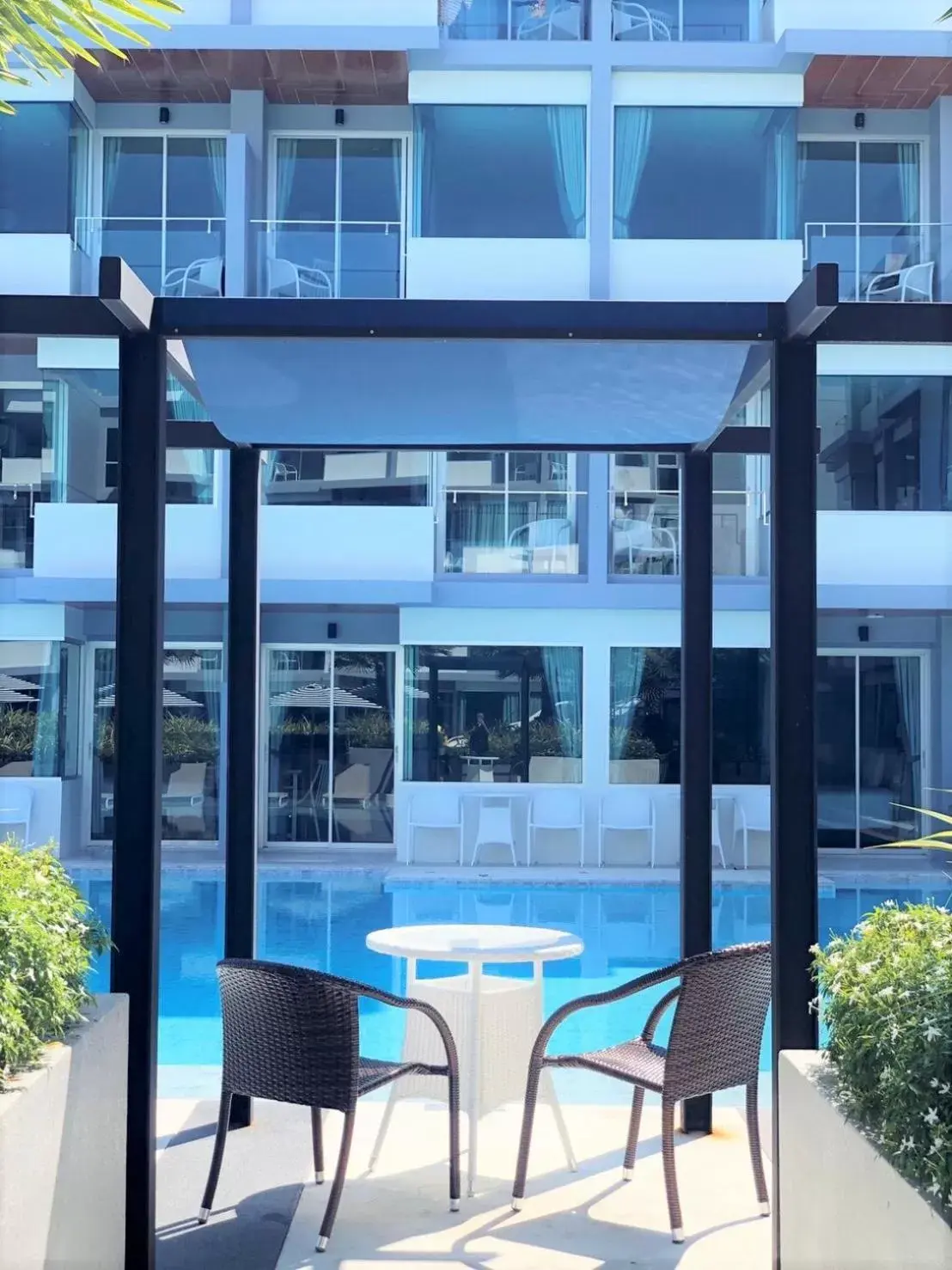 Swimming Pool in Bay Window at Sea