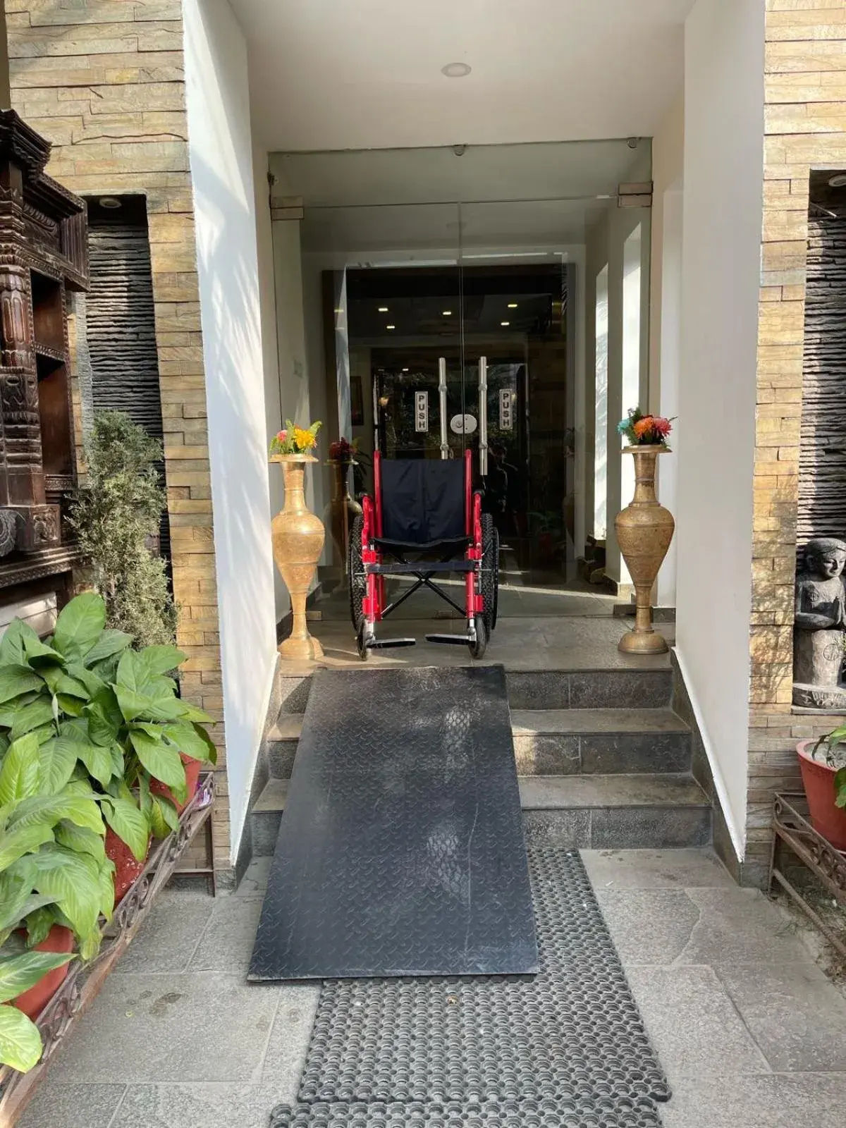 Facility for disabled guests in Kathmandu Suite Home